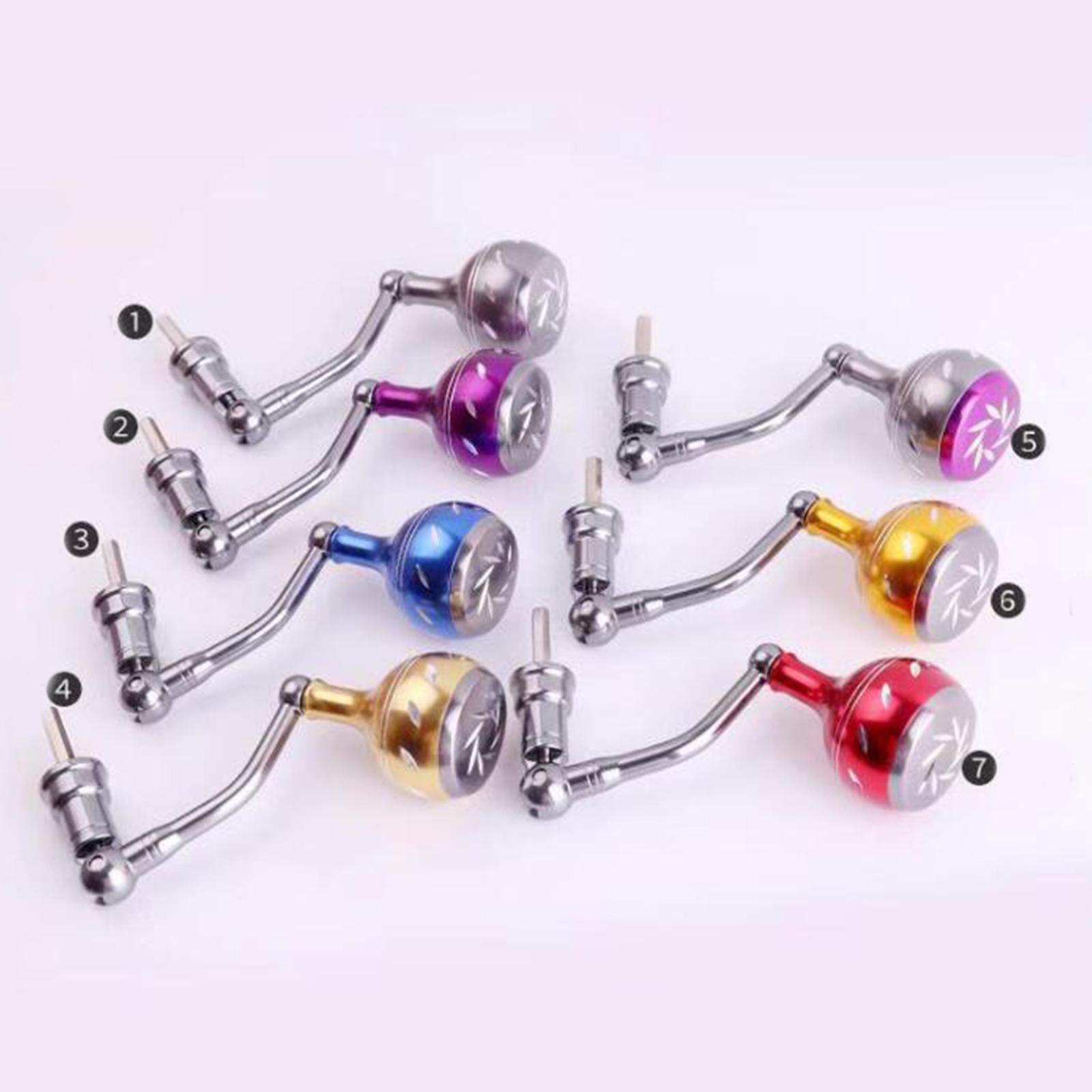 Aluminum Alloy Fishing Reel Handle DIY Repair Part Fishing Tackle Accessory Light Gold S
