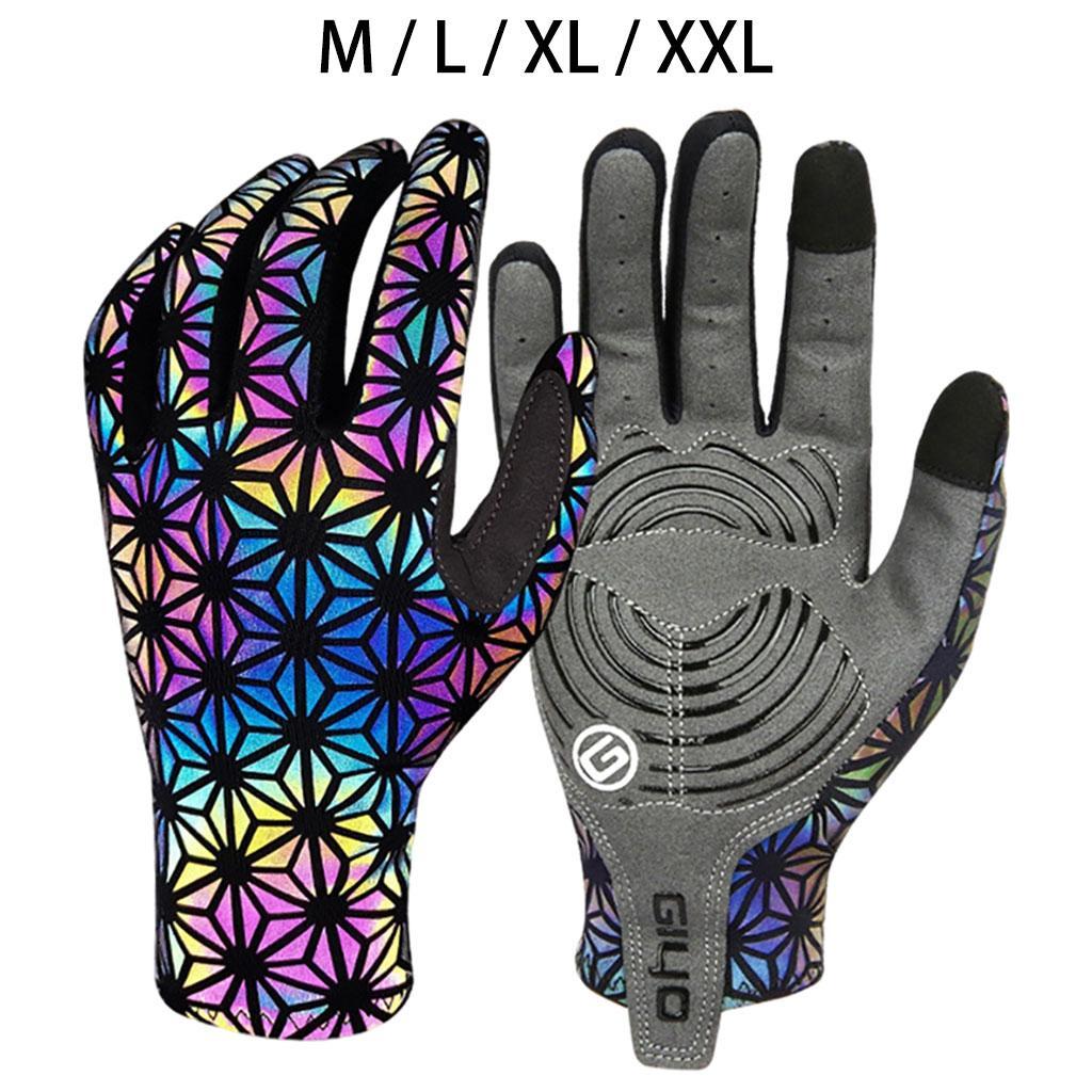 Bicycle Gloves Anti Slip Wear Touch Screen for Traveling Outdoor Road Bike M
