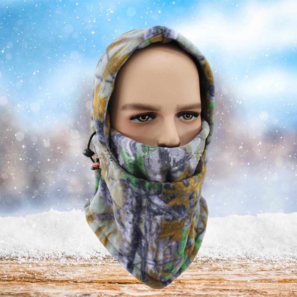 Balaclava Ski Mask Headgear Windproof for Cold Weather Cycling Riding Camo 4