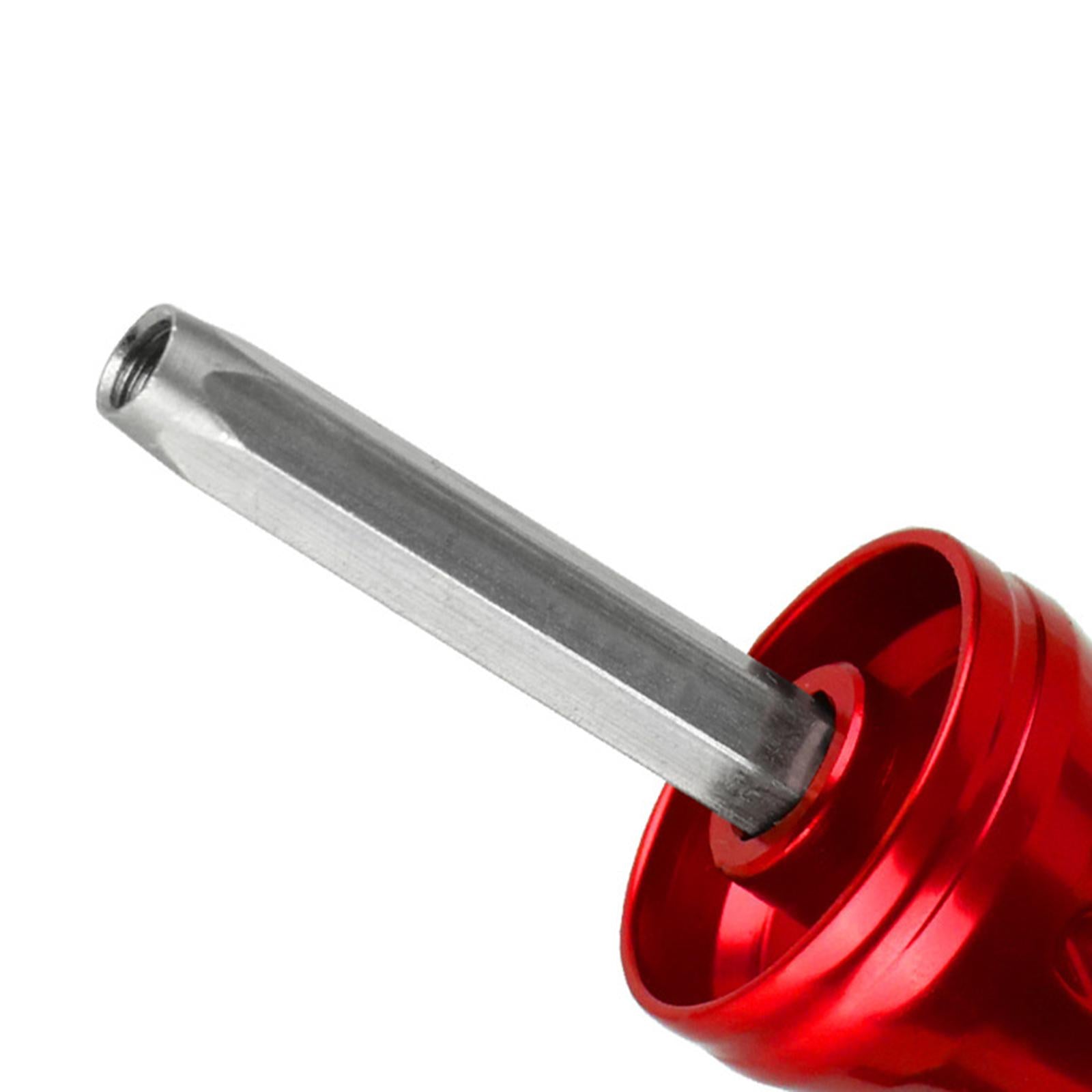 Carbon Fiber Fishing Reel Handle Crank Knob Grip Replacement Parts red
