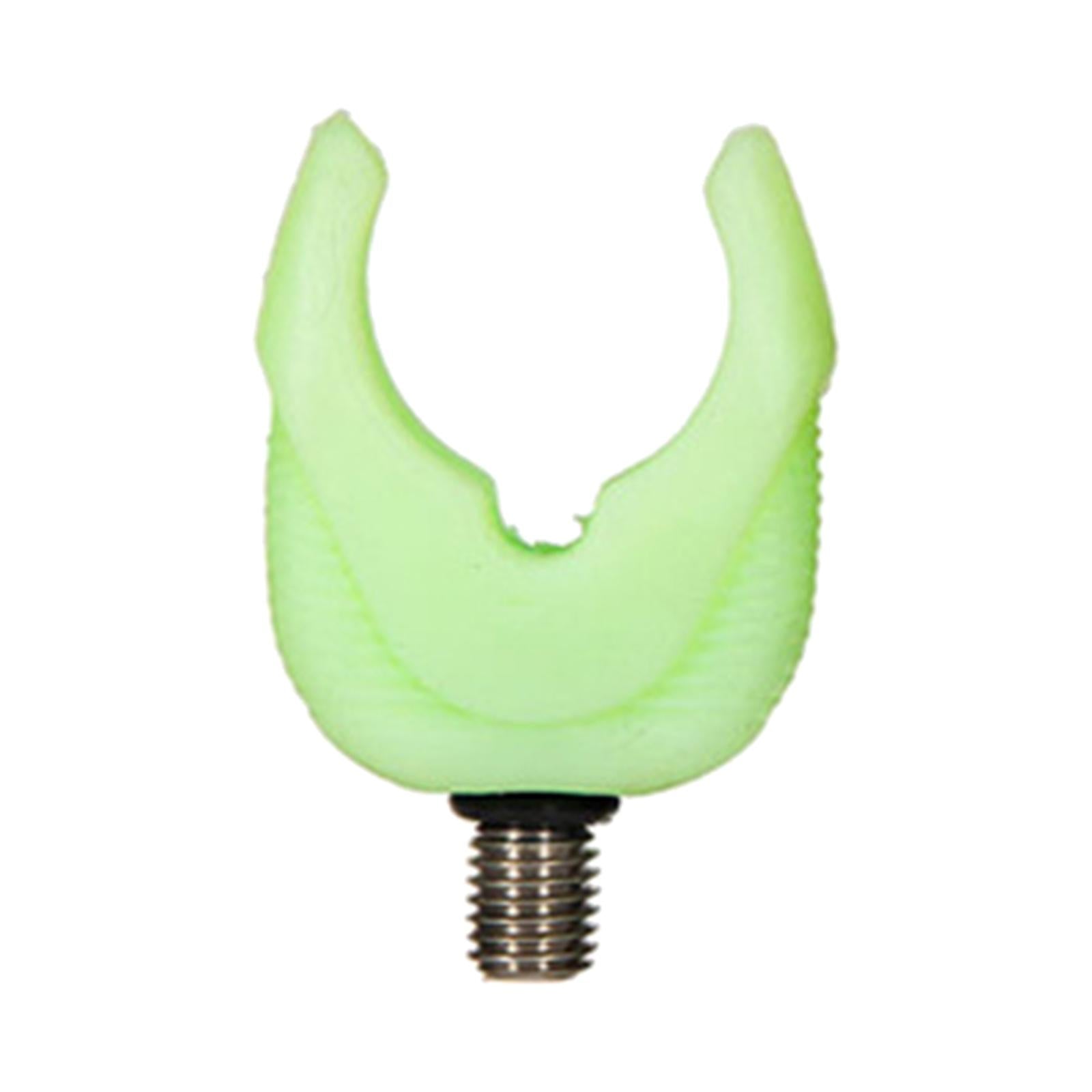 Aluminum Alloy Fishing Rod Butt Rest Fishing Buzz Bar Carp Equipment Gear 45cm Luminous Green