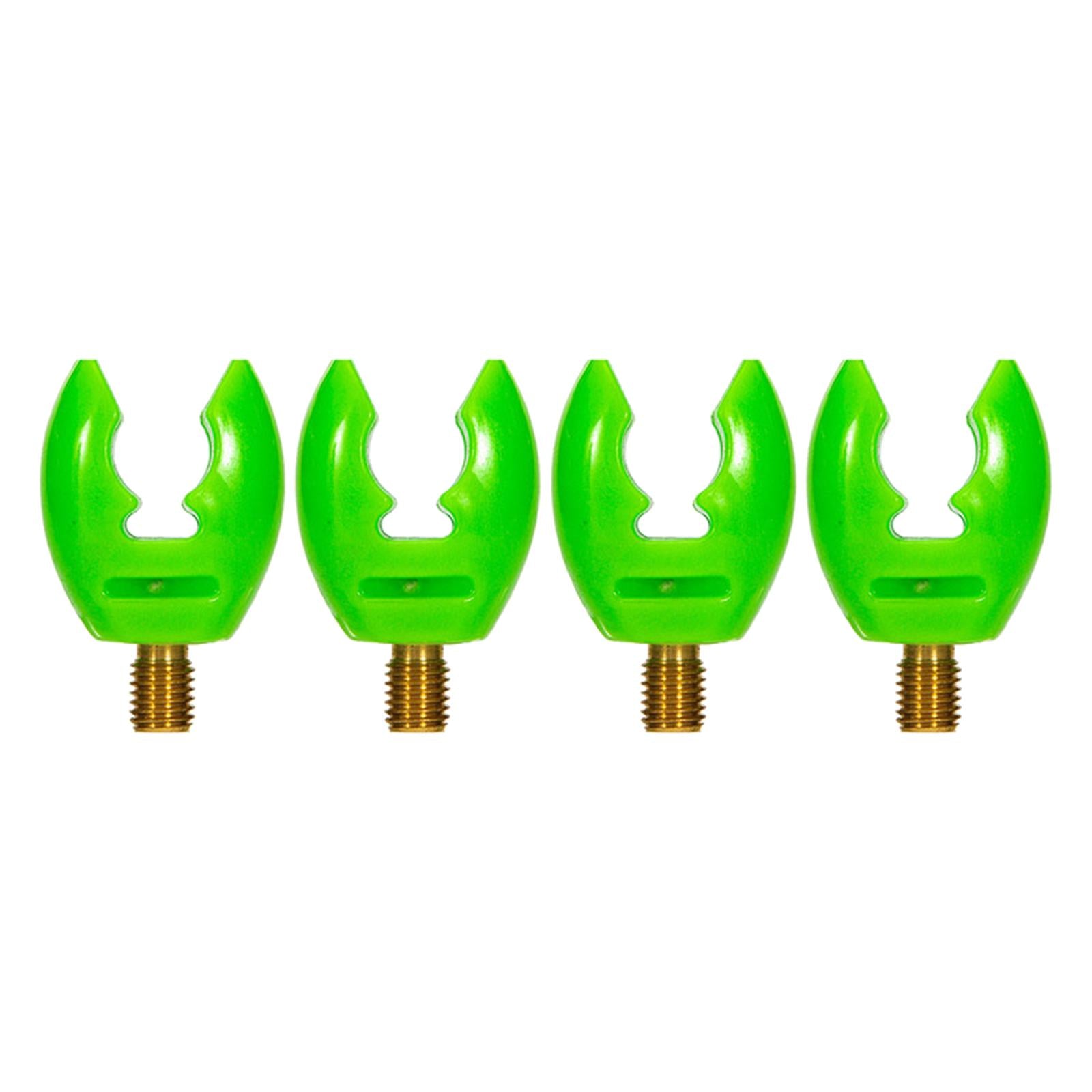Aluminum Alloy Fishing Rod Butt Rest Fishing Buzz Bar Carp Equipment Gear 45cm Silicone Green