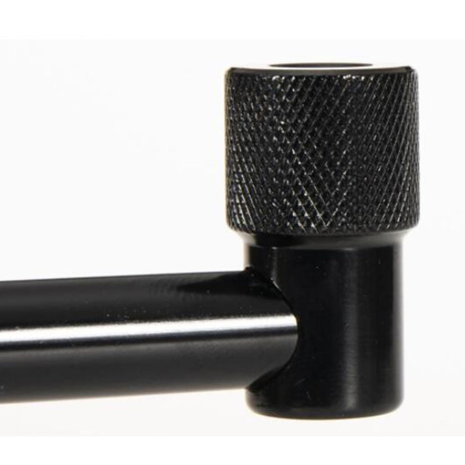 Aluminum Alloy Fishing Rod Butt Rest Fishing Buzz Bar Carp Equipment Gear 45cm Silicone Green