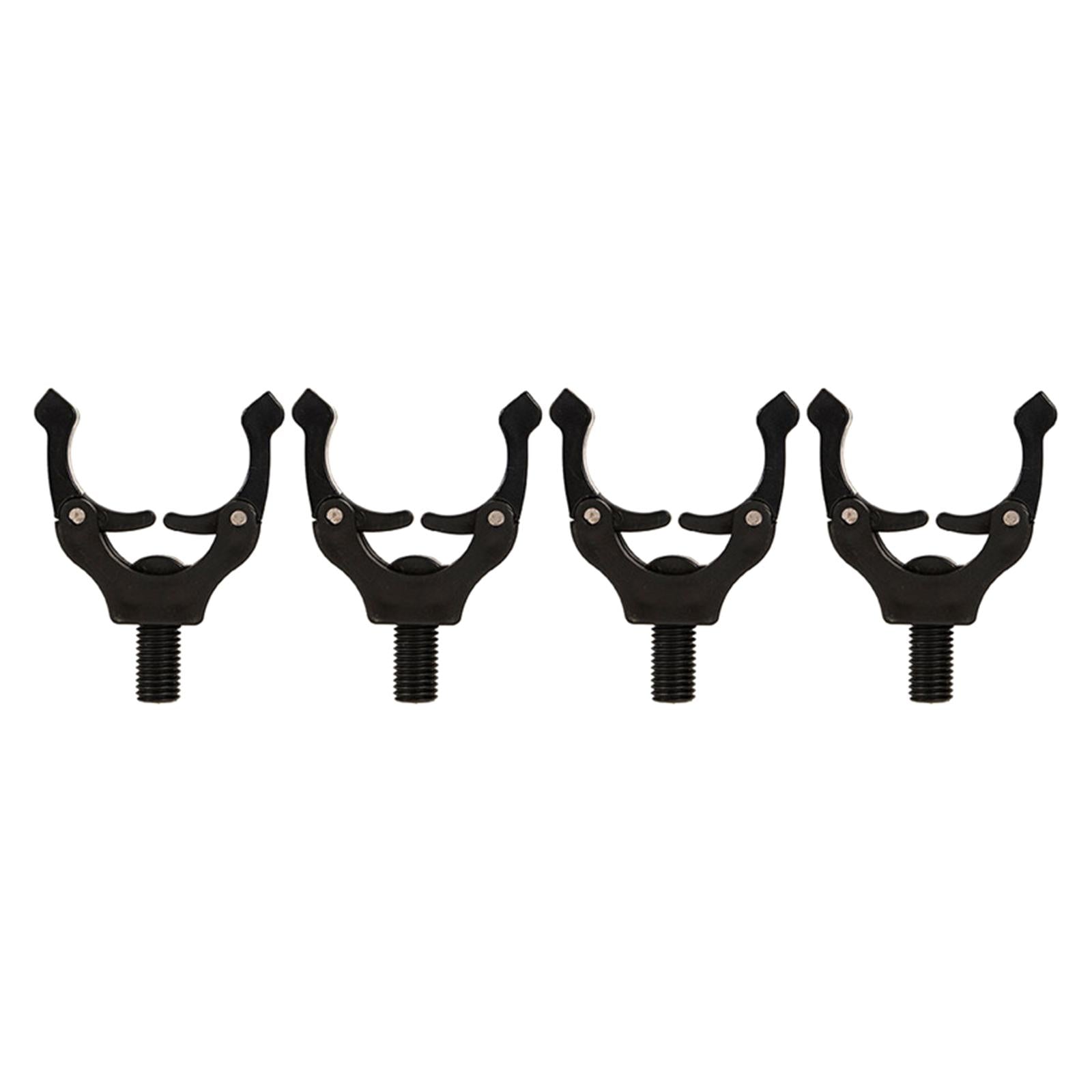 Aluminum Alloy Fishing Rod Butt Rest Fishing Buzz Bar Carp Equipment Gear 45cm Magnetic Black