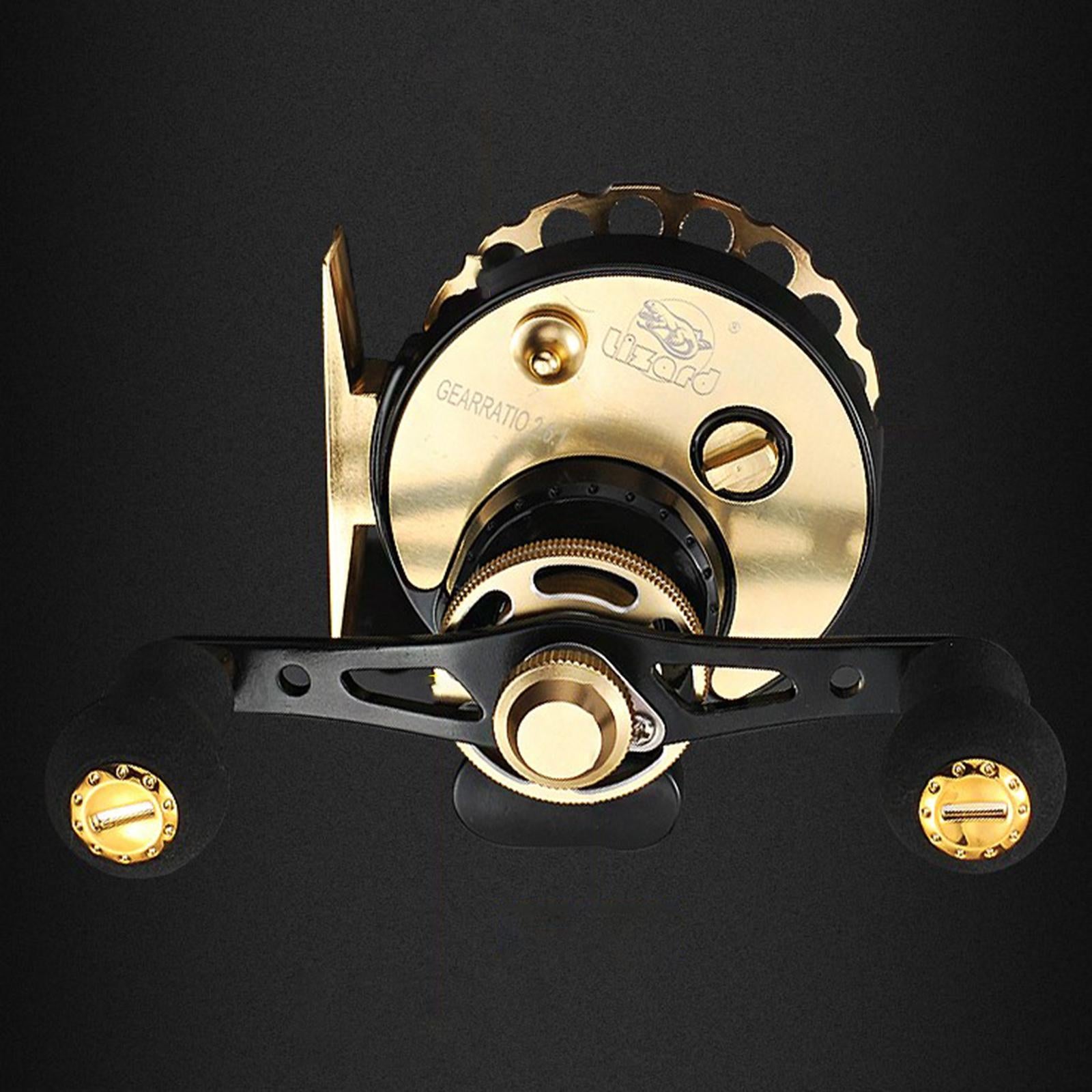 Baitcasting Reel 2.6:1 10+1 BB Saltwater Baitcaster Fishing Reels Left Hand
