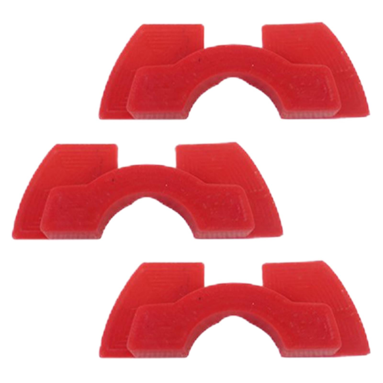 2x3x Electric Scooter Rubber Damping Pad Accessories for Xiaomi M365 red