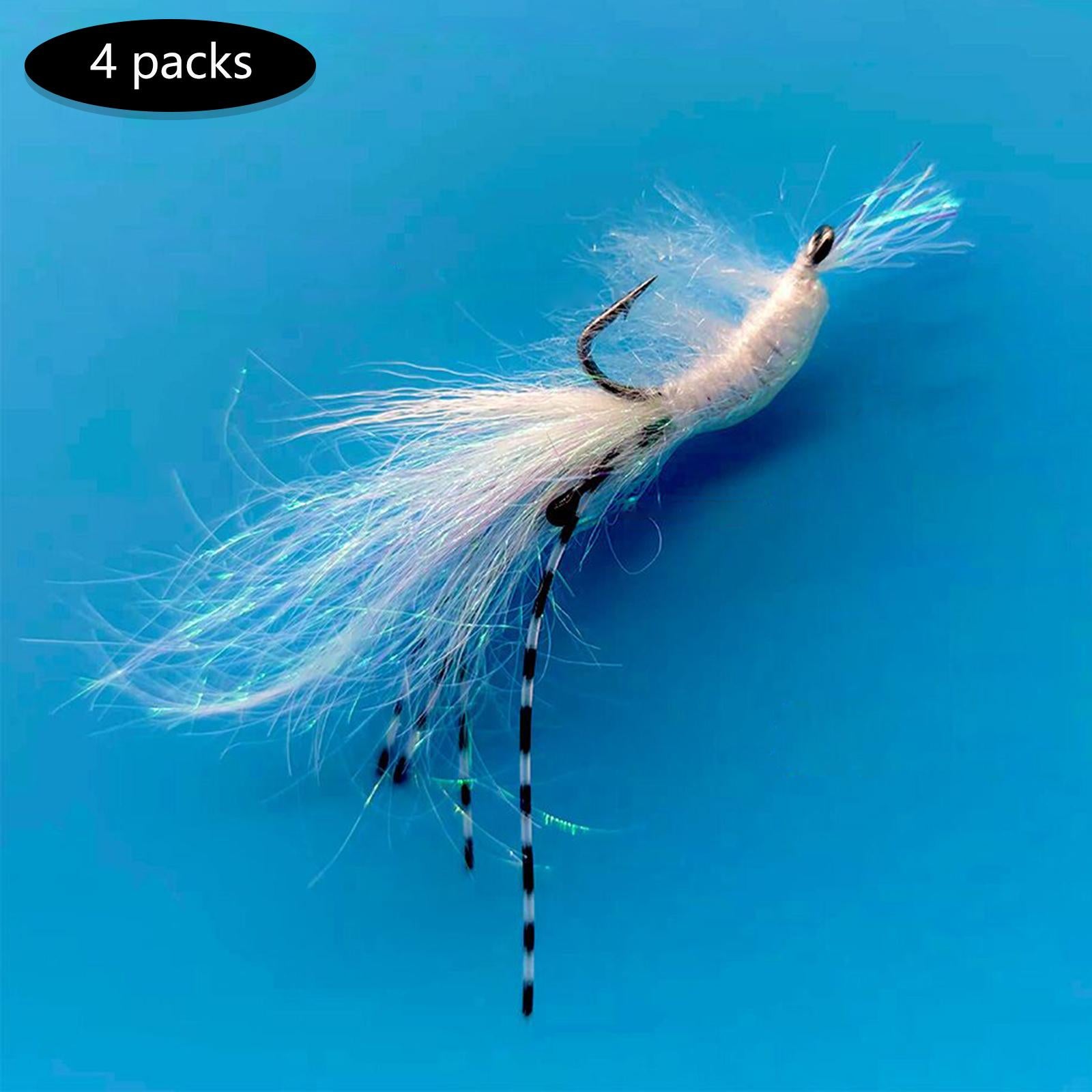 Biomimetic Fishing Lures Multi 4 Pieces Fly Fishing for Fishing Tackle C