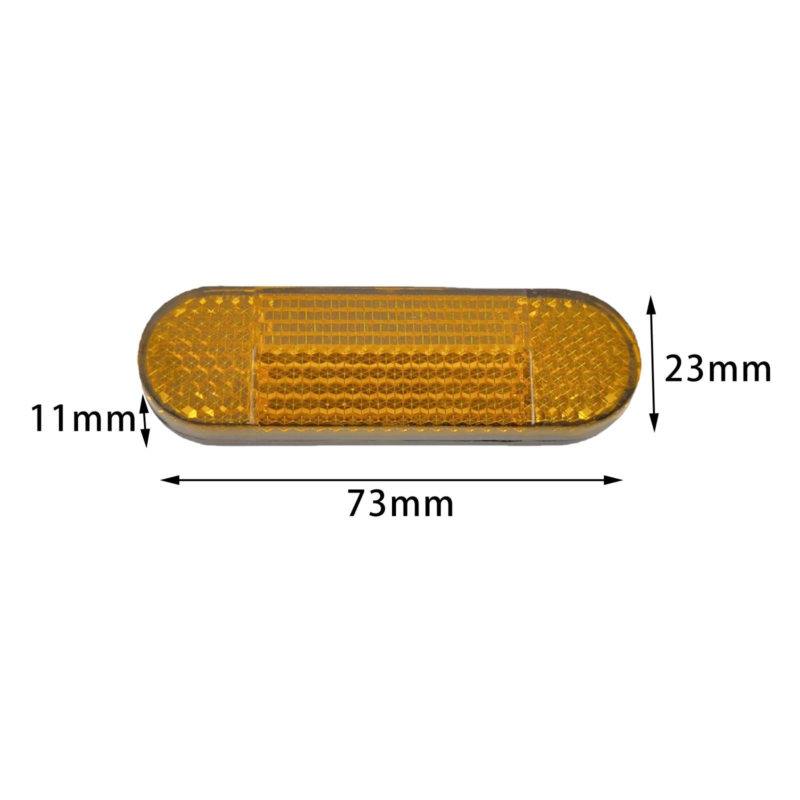 Amber Reflector Night Visibility for Electric Scooter Universal Night Riding