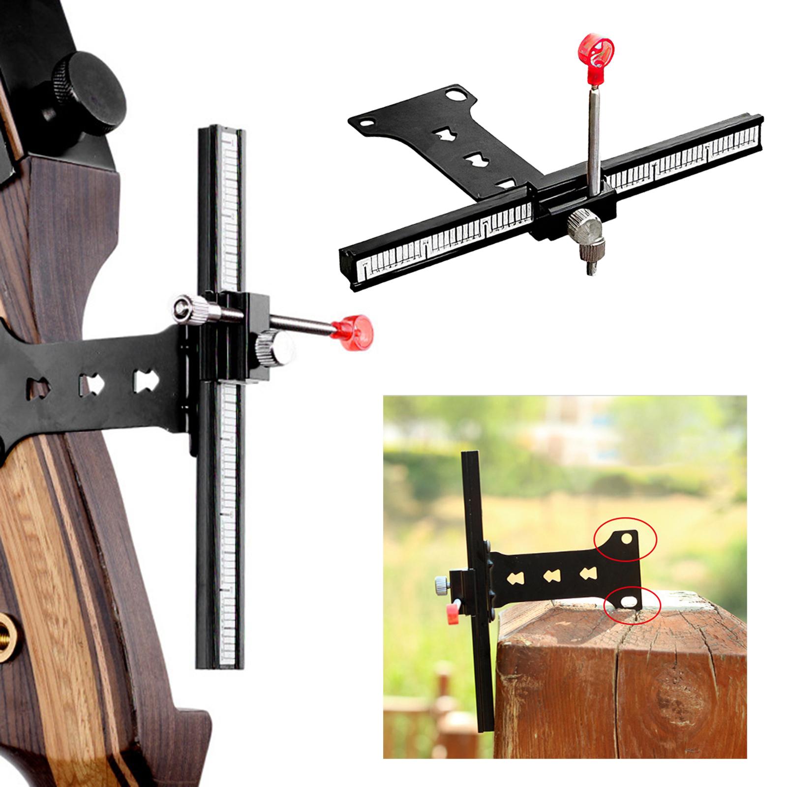 Archery Recurve Bow Sight Aluminum Alloy Hunting Practice T Shape Tool