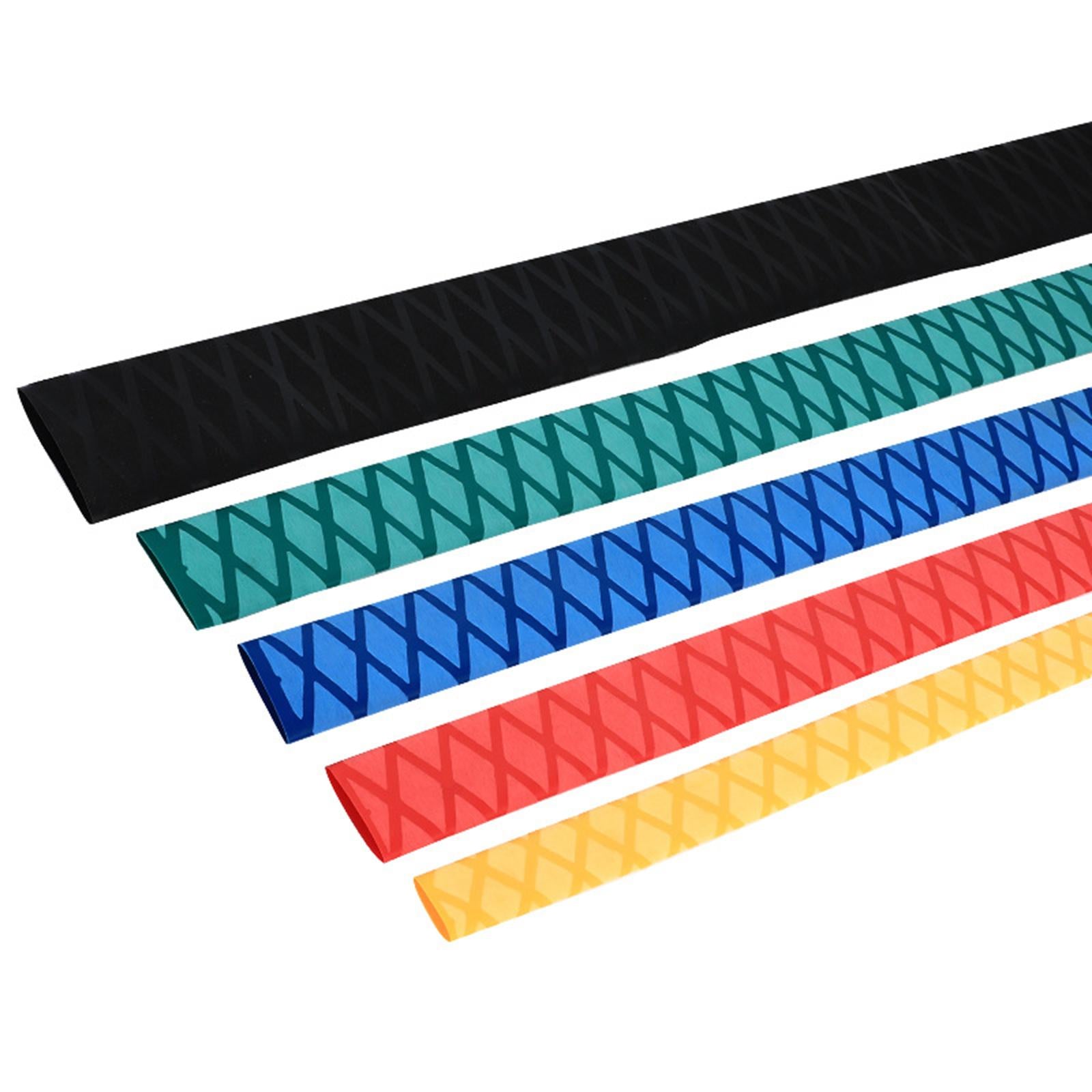 2xHeat Shrink Rod Wrap 3:1 Electrical Insulation Non-Slip 15mm 35mm Diameter Red 15mm