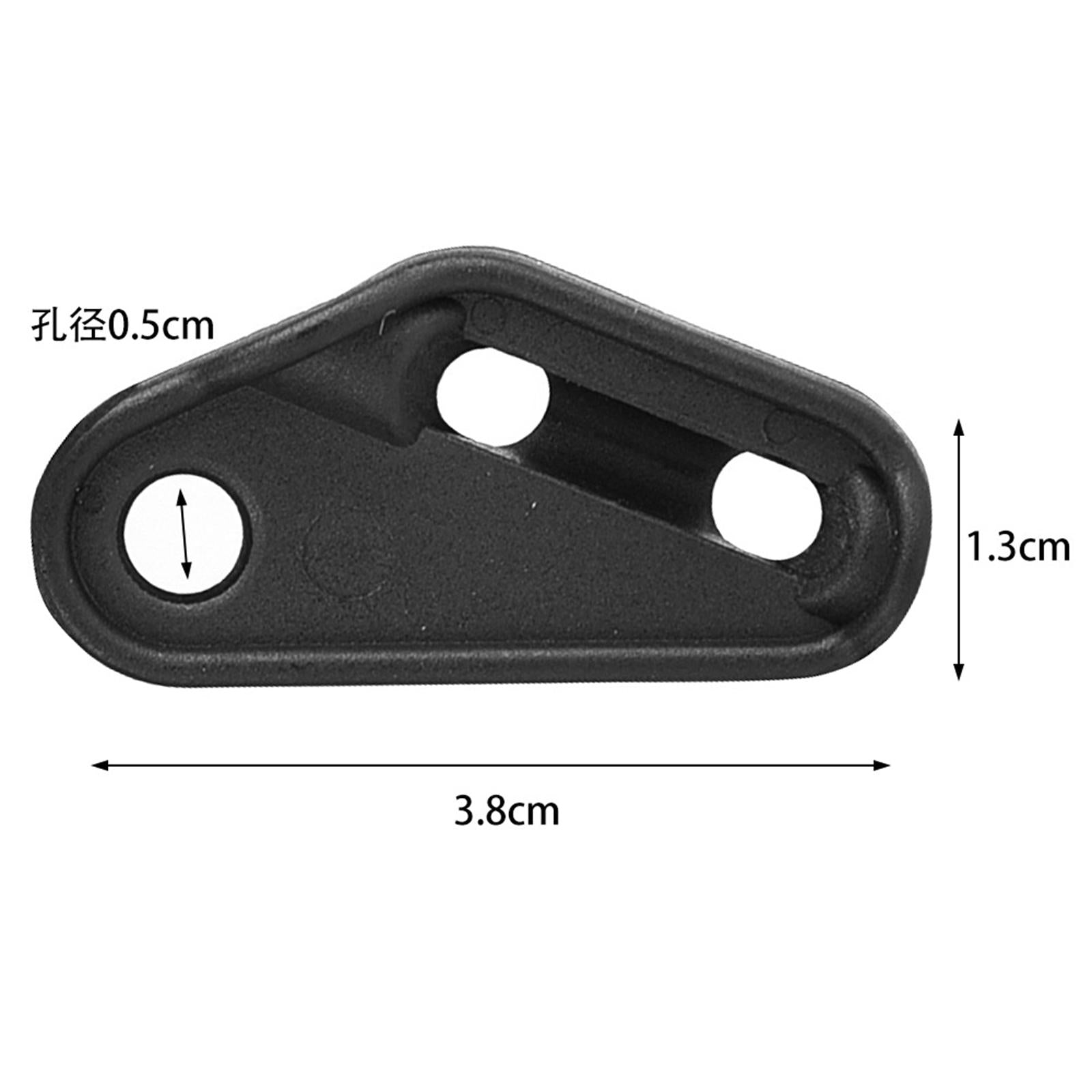 3x10x Wind Rope Buckles guyline Triangle Plastic Buckle Fixing for Tentorial