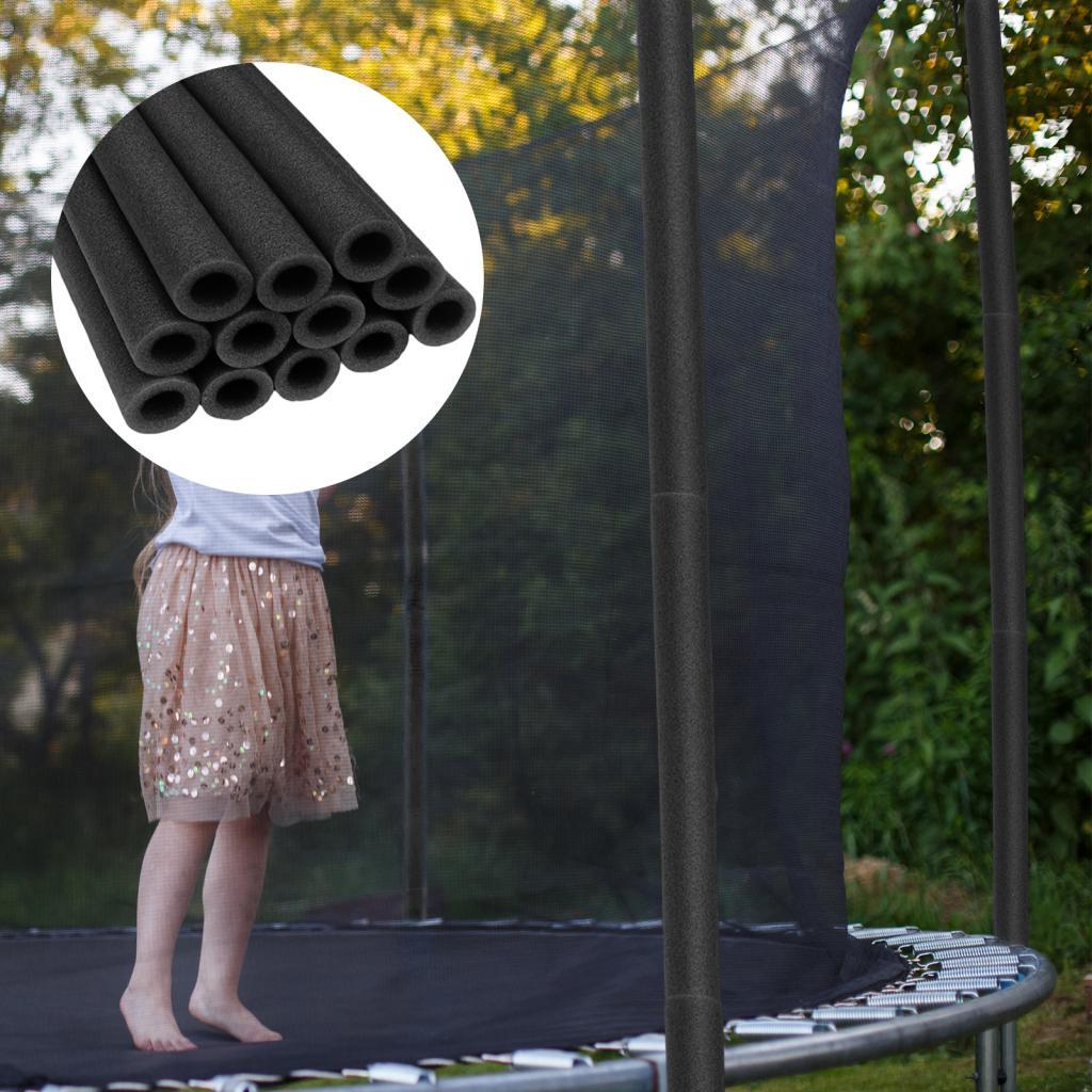 2x10Pcs Trampoline Poles Cover Adjustable Upgrade Parts for Fitness Kids