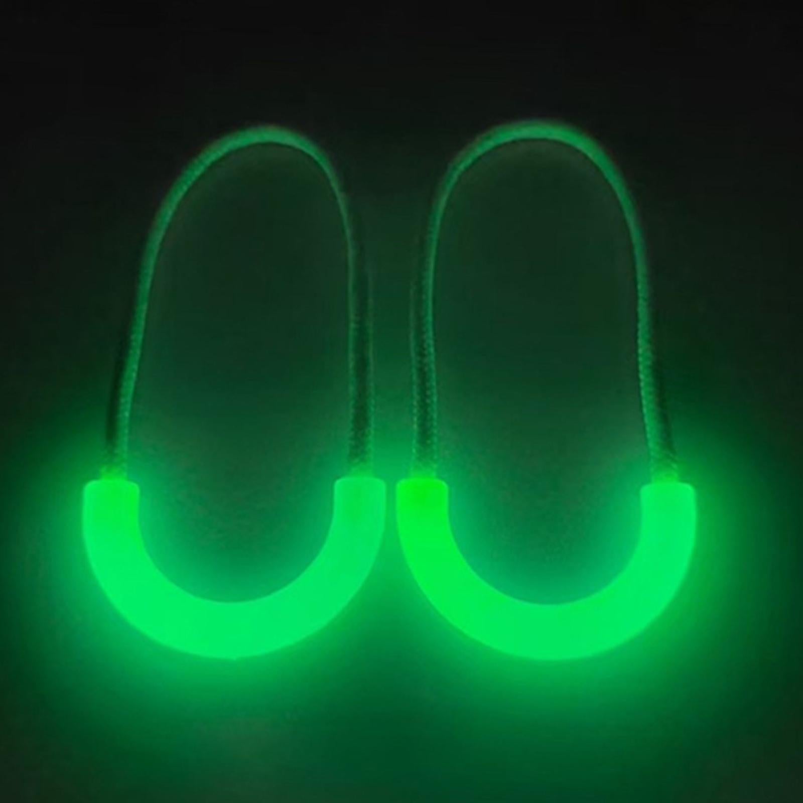 3xLuminous Zipper Pulls Head Zip Pulls for Traveling Cases Handbag Rucksack Yellow