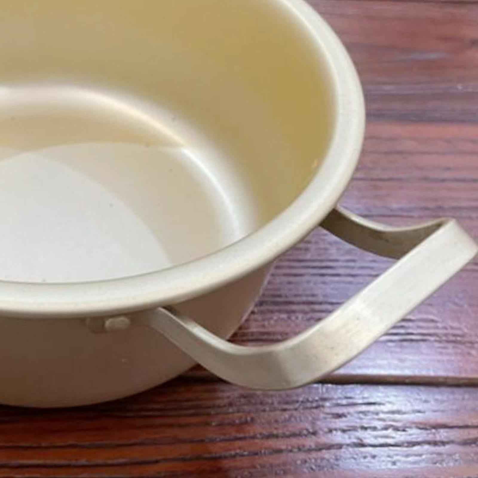Korean Ramen Noodles Pot Stockpot Double Handle Aluminum Kitchen Cookware 18cm