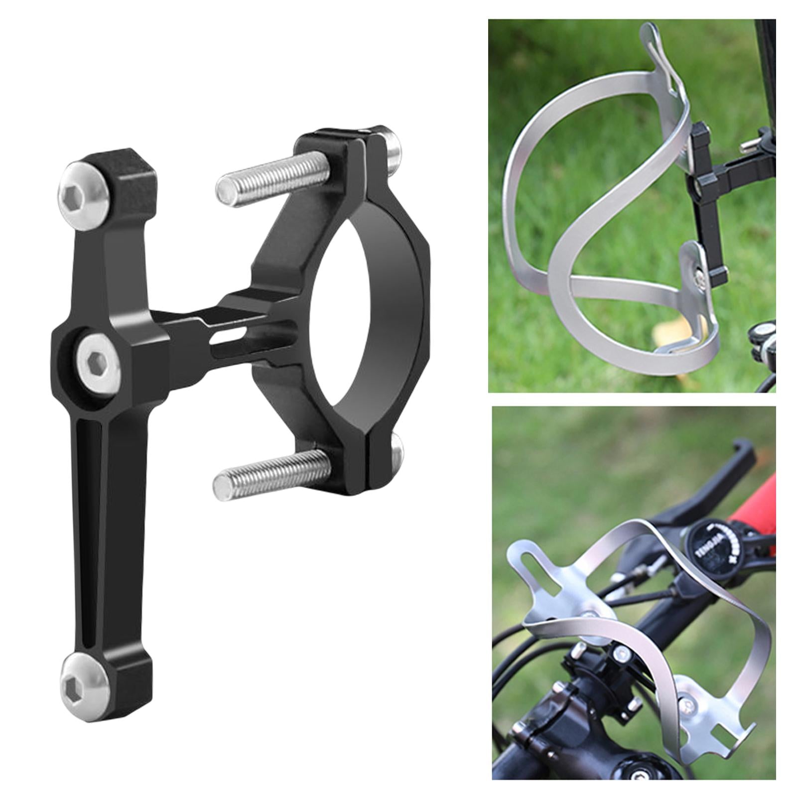 3xBicycle Water Bottle Cage Holder Bike Kettle Rack for Mountain Bikes Black
