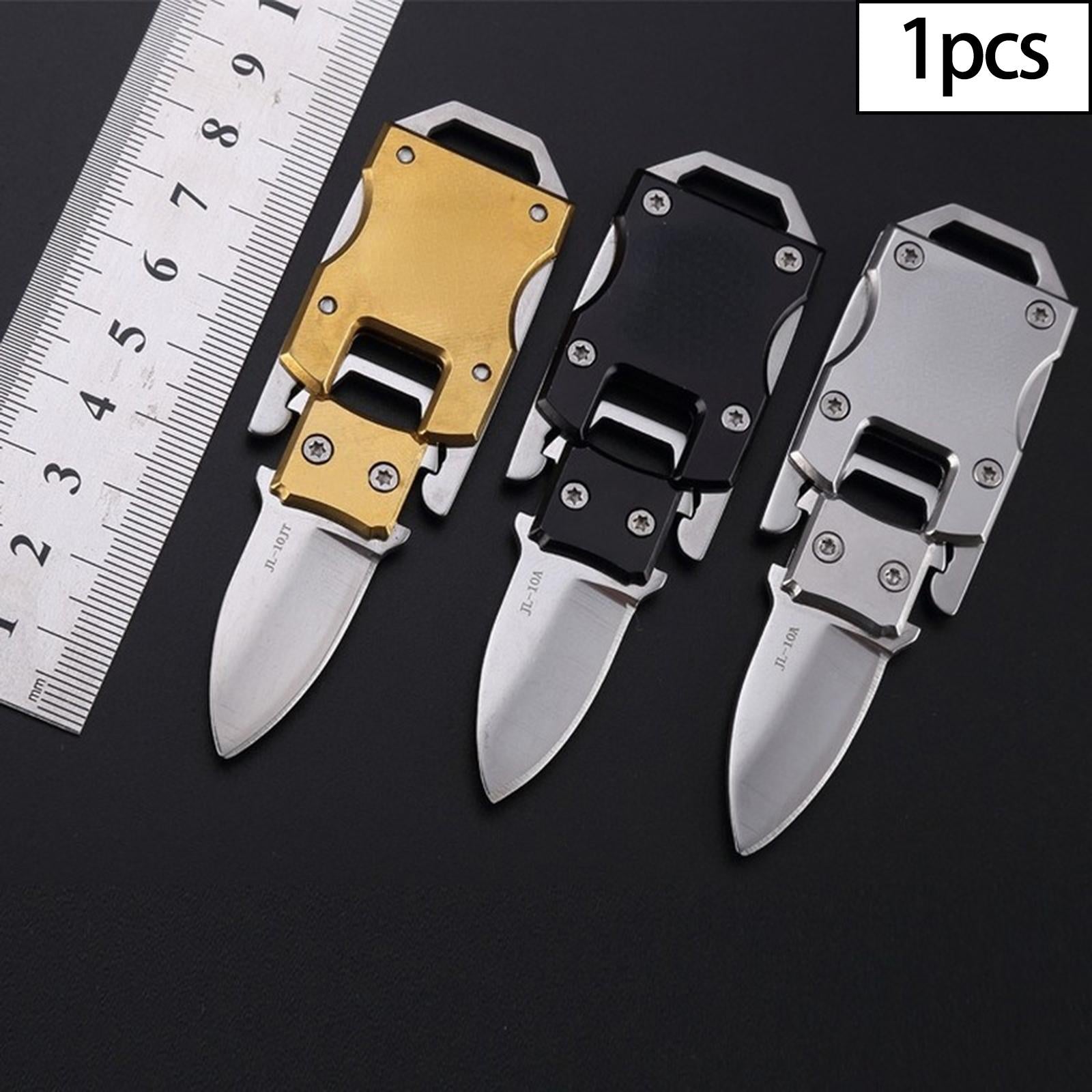 3xMultifunction Folding Knife Emergency Survival Hiking Camping