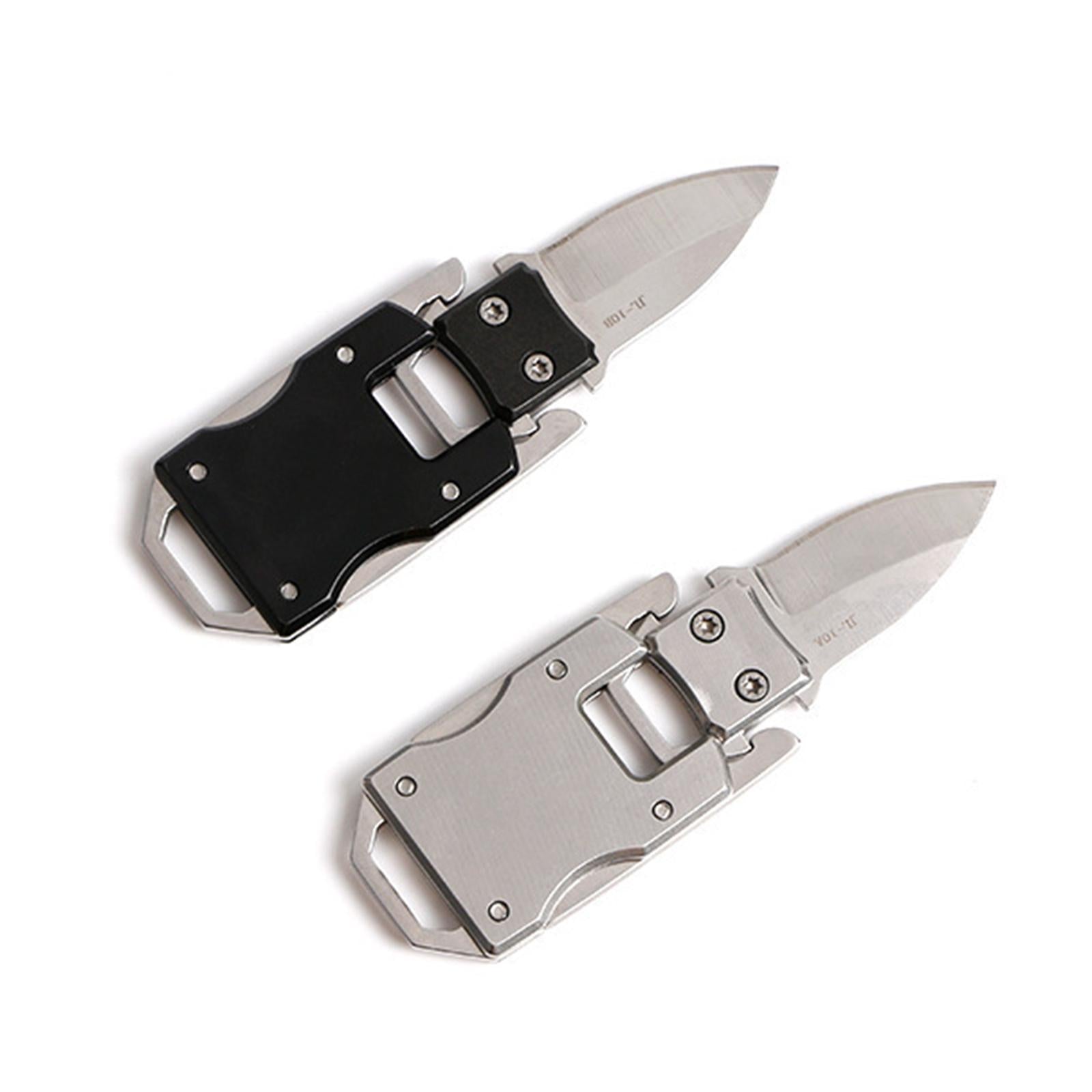 4xMultifunction Folding Knife Emergency Survival Hiking Camping