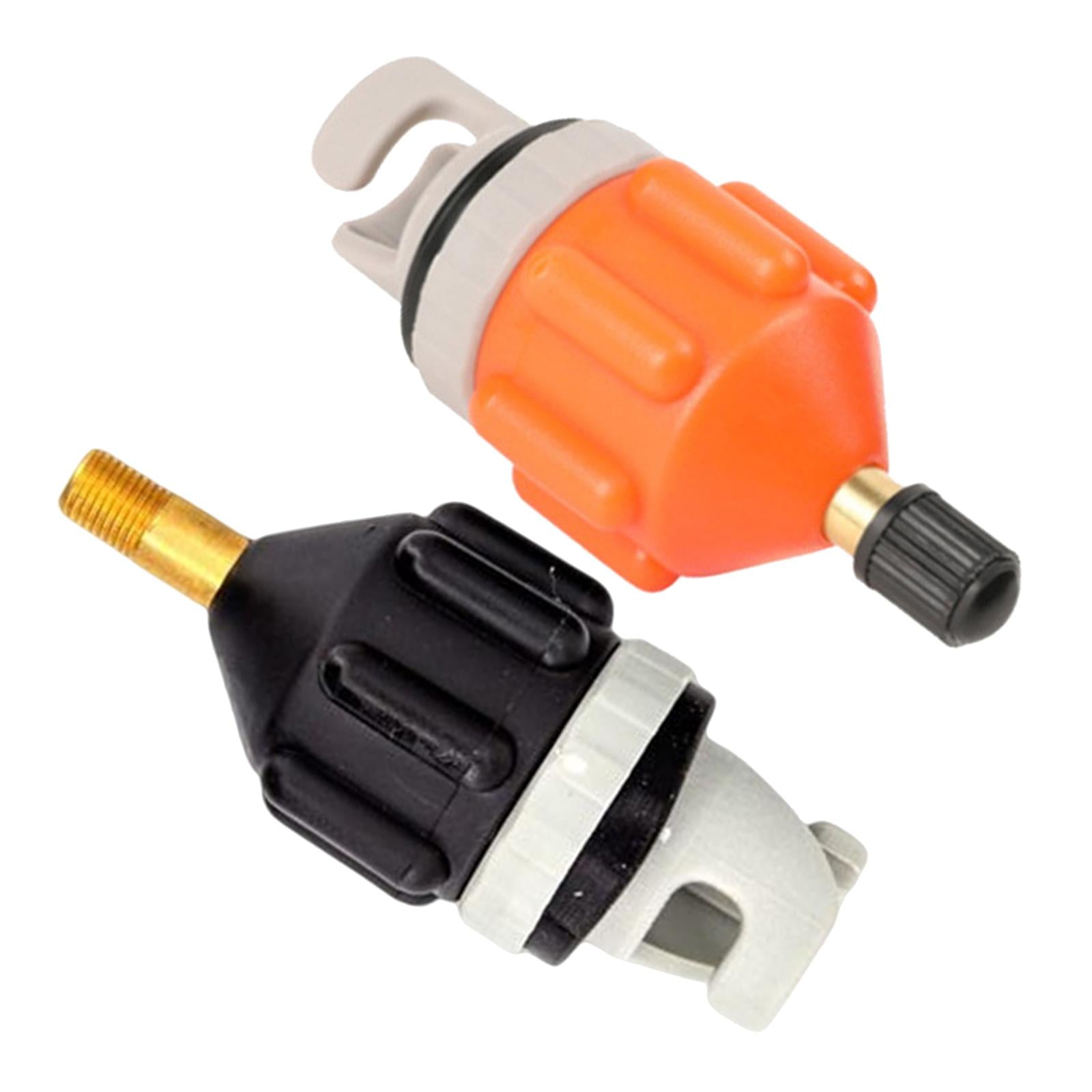 4xInflatable Boat SUP Pump Adaptor Converter for Boat Stand up Paddle Board black