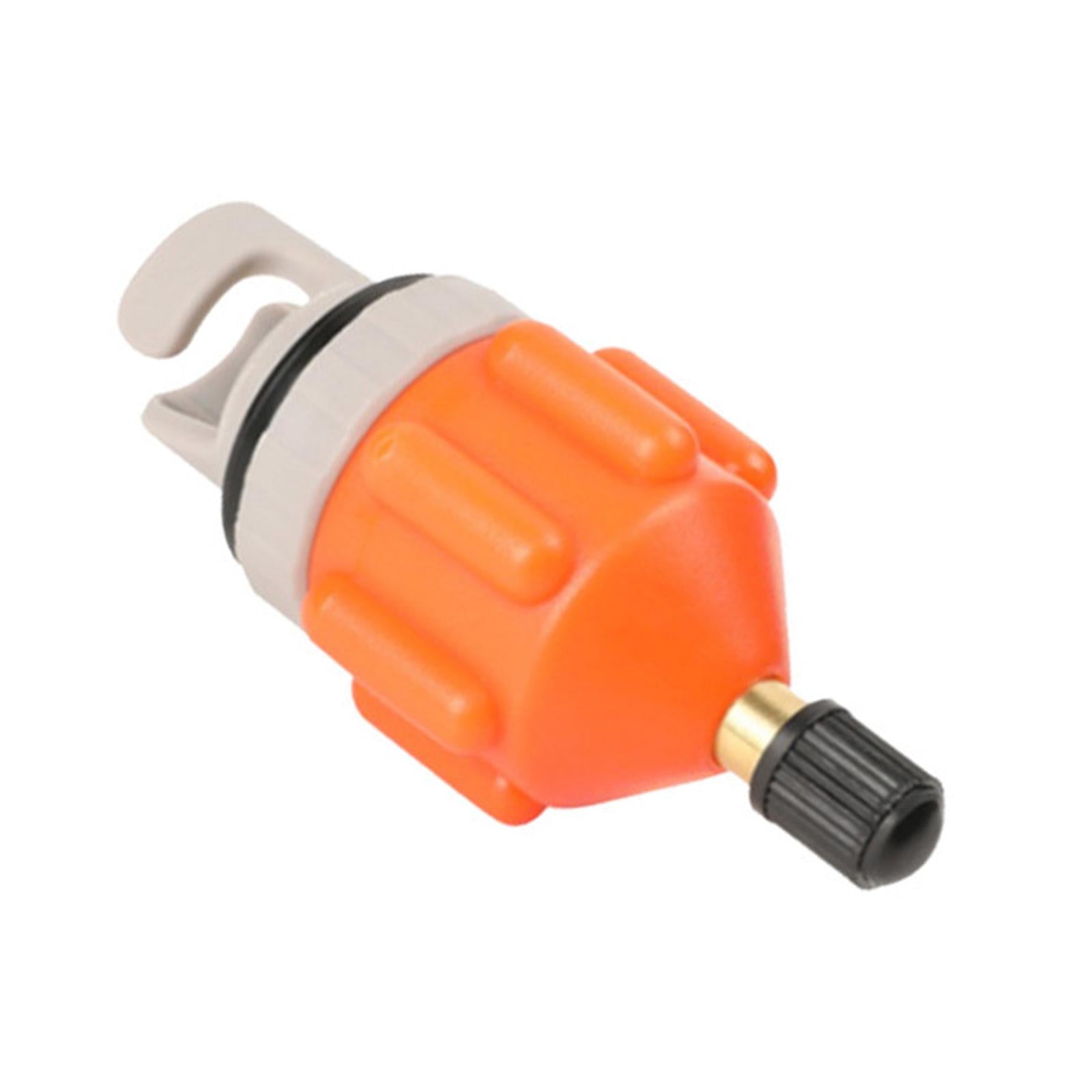 2xInflatable Boat SUP Pump Adaptor Converter for Boat Stand up Paddle Board orange