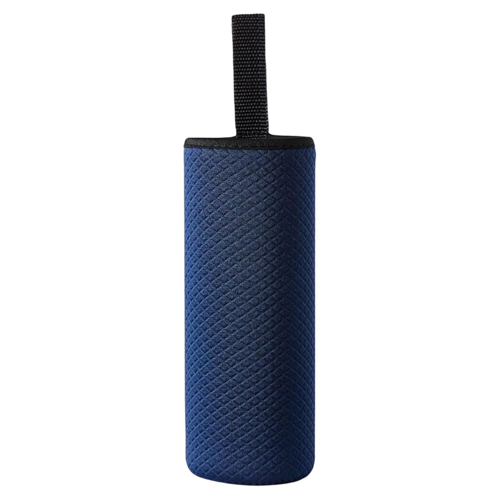4xNeoprene Water Bottle Carrier Bag Cup Sleeve Holder Embossed 550ml Navy