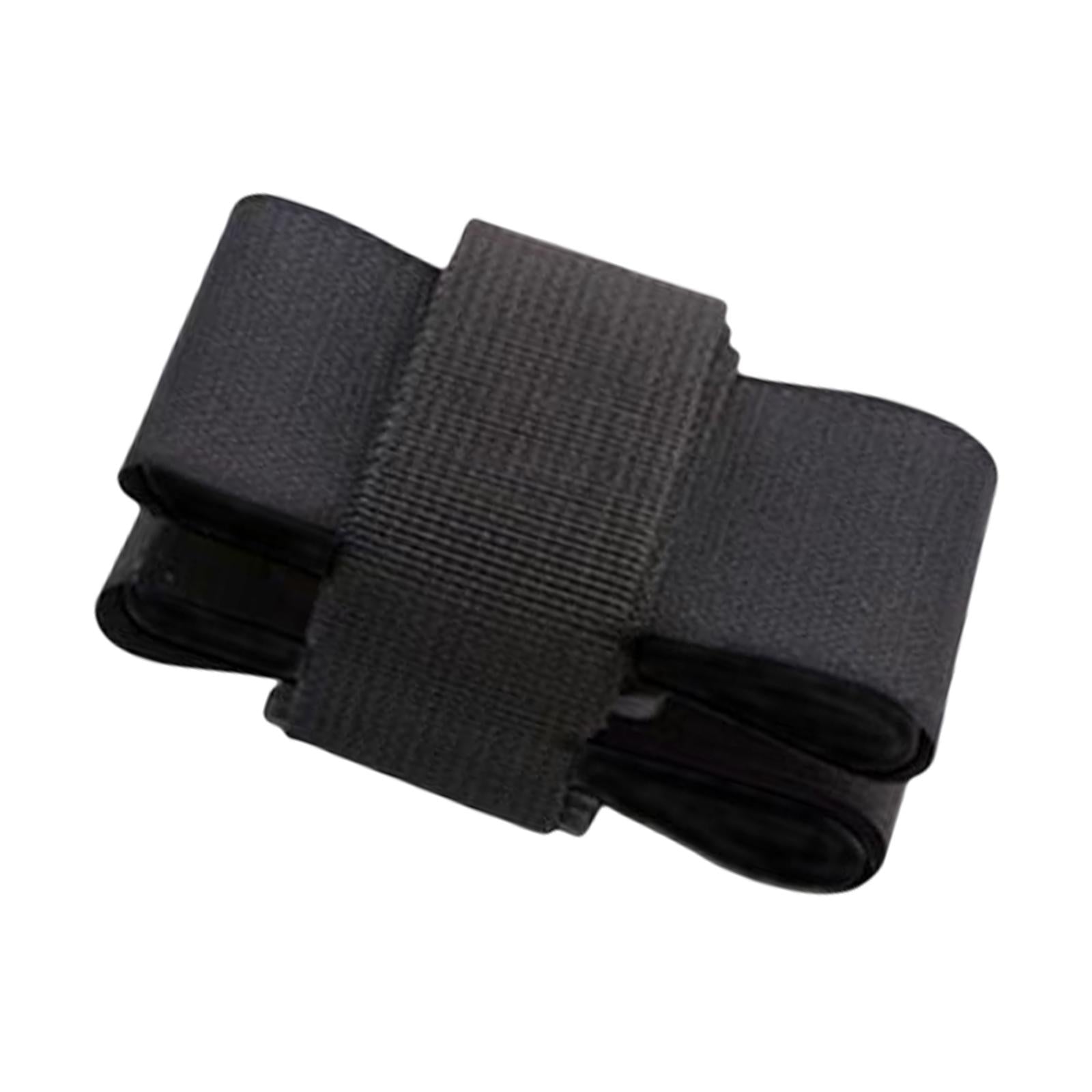 2xSki Strap Handheld Ski Pole Shoulder Strap for Winter Sports Skiing Downhill Black