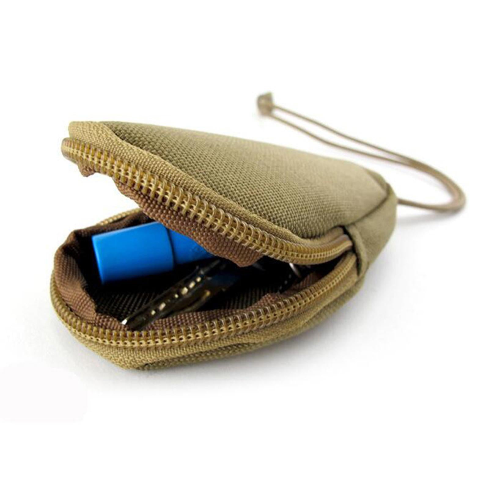 2xKey Pouch Hanging Waist Bag Gear Men Women Multipurpose Outdoor Camping