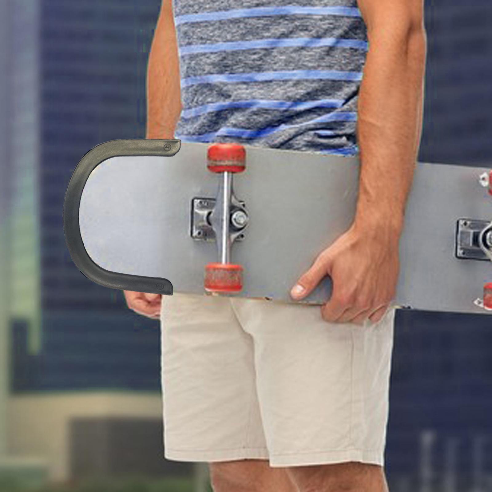 5xSkateboard Deck Guards Protector Crash Rubber Strip for Longboard Boys Grils