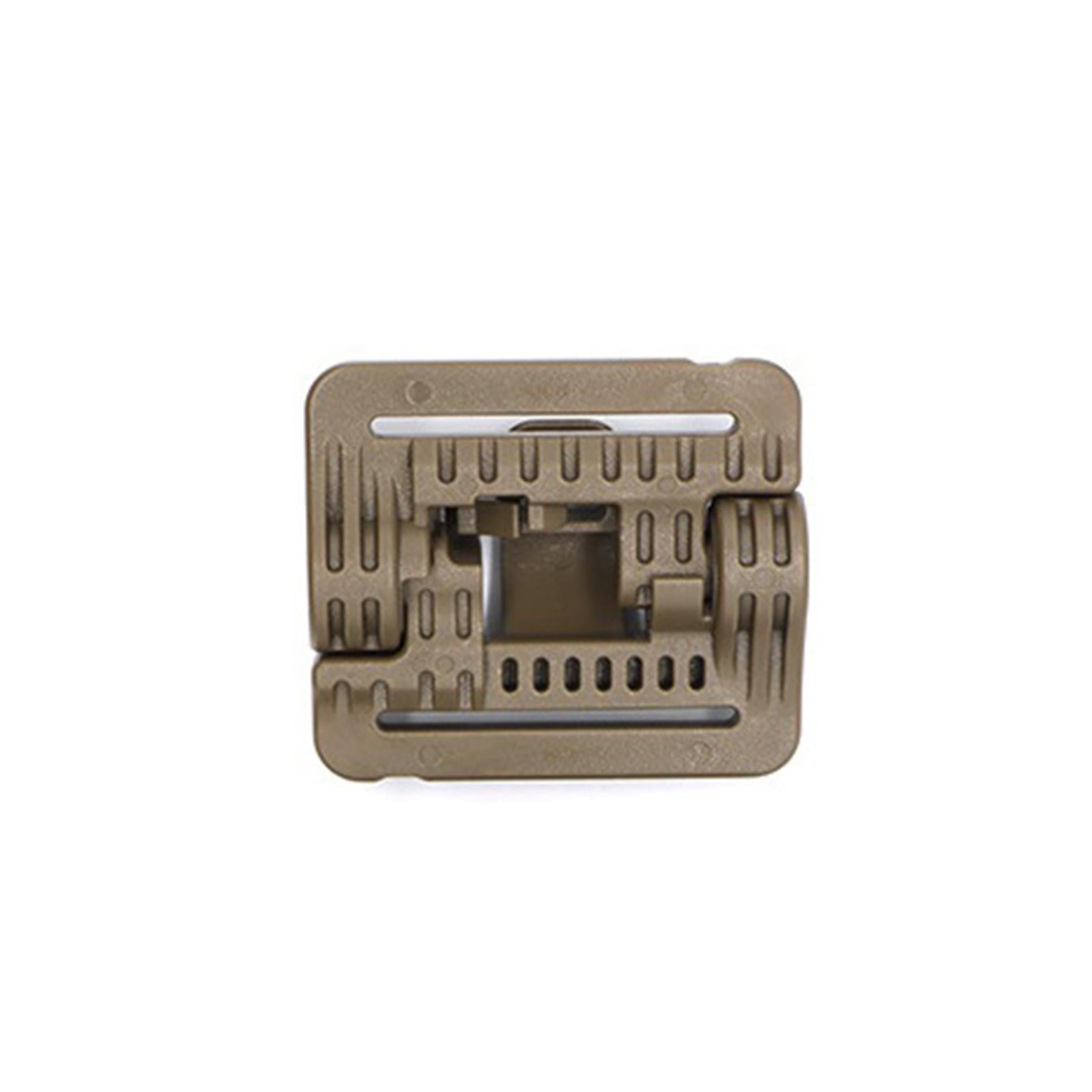 2xVest Quick Release Buckle Slider for Hunting Backpack Strap Belt Accessories Khaki Short