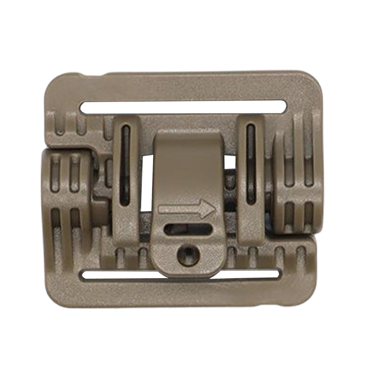 4xVest Quick Release Buckle Slider for Hunting Backpack Strap Belt Accessories Khaki Short