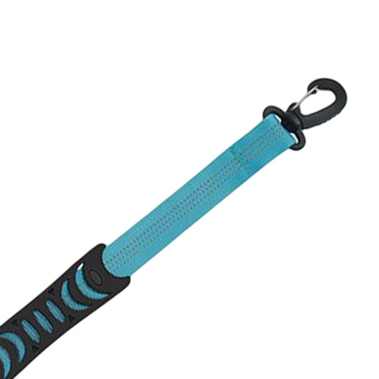 2xPortable Skating Shoes Carrier Strap with End Hooks Belt Ski Boot Strap Blue