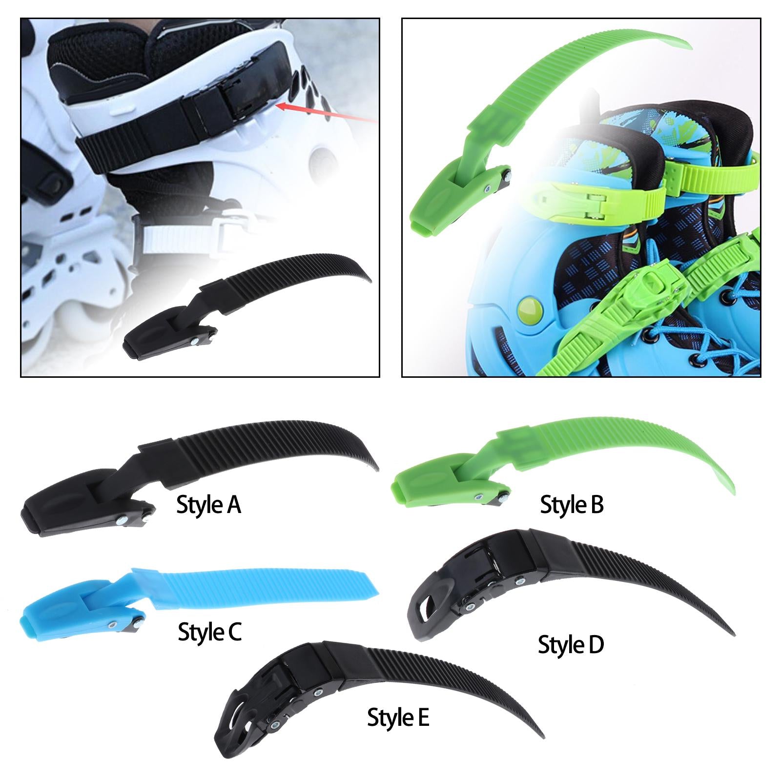 3xRoller Skate Strap Universal Sturdy Tight Buckle Belt for Roller Skate Parts Style A