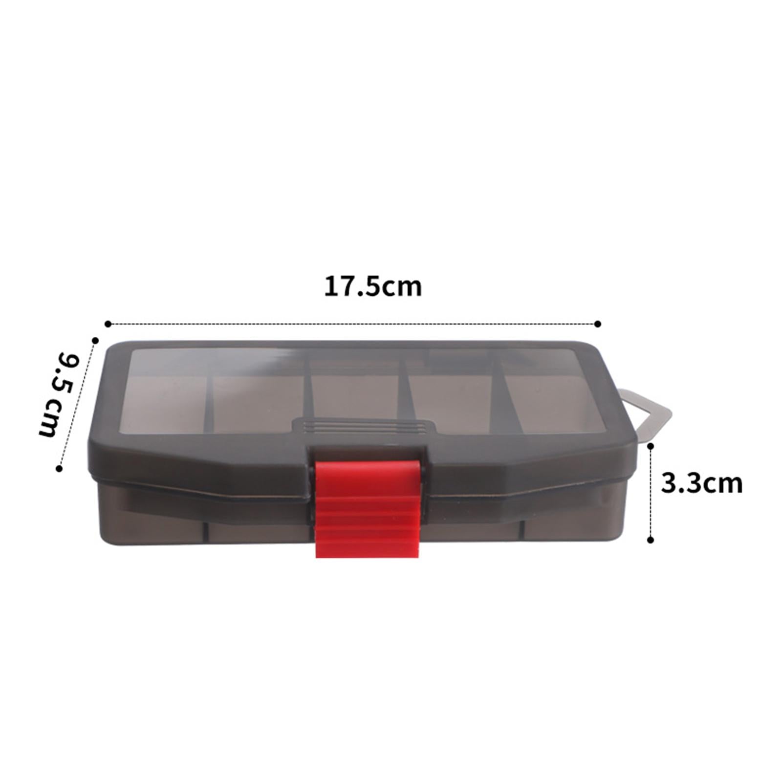 2xFishing Tackle Box Portable Fishing Storage Box Fishing Tools Box Waterproof M