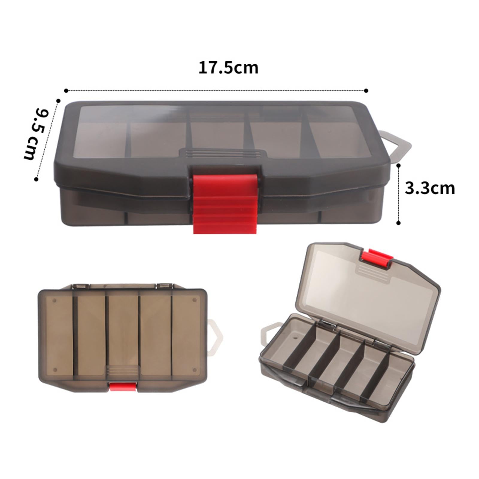 3xFishing Tackle Box Portable Fishing Storage Box Fishing Tools Box Waterproof M