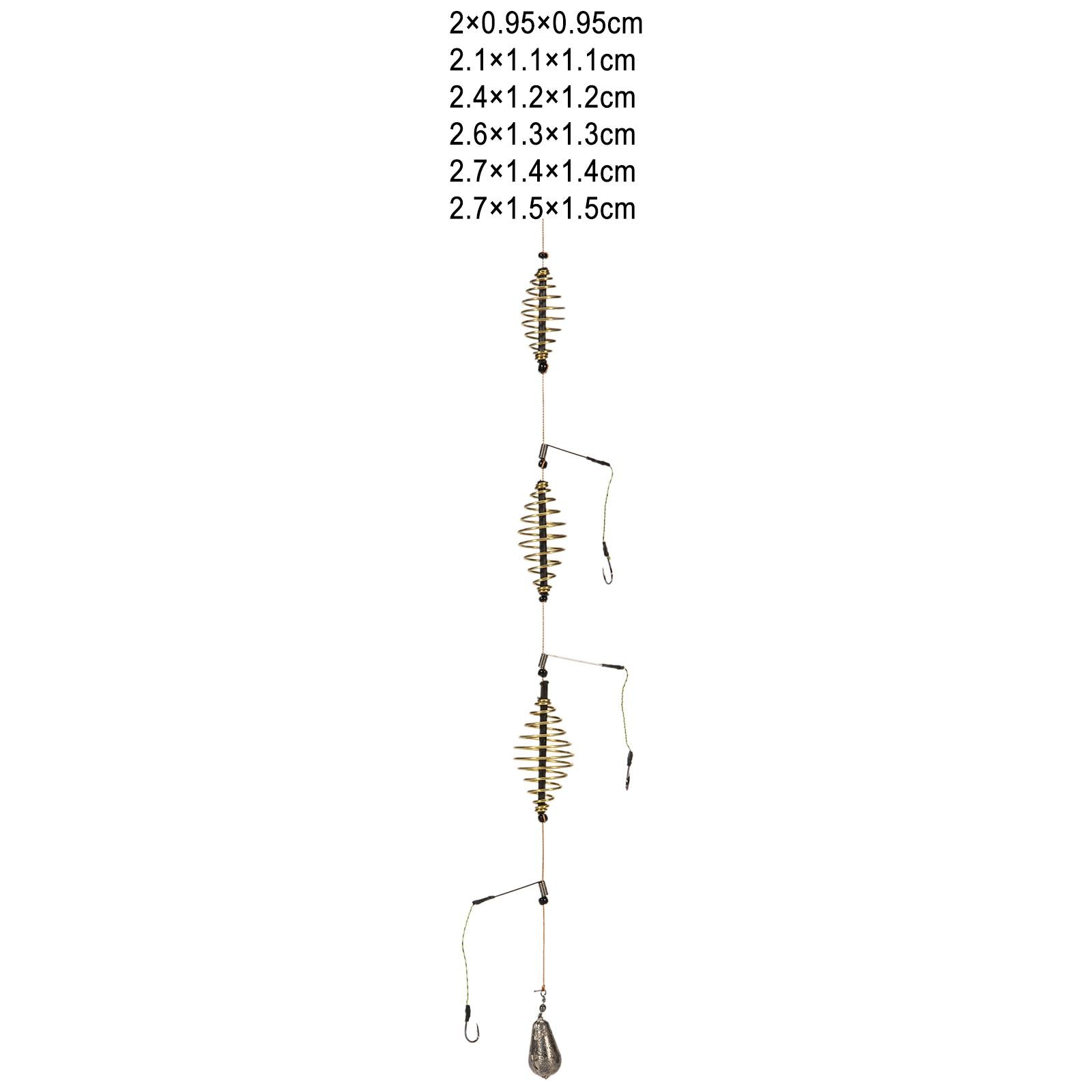2xCarp Fishing Bait Cage Fishing Bait Trap Cage Feeder Fishing Accessories 15g