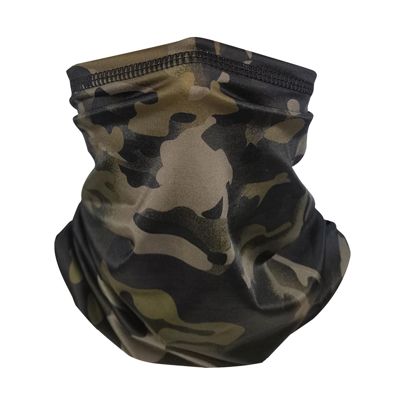 2xNeck Gaiter Windproof Headband Summer Scarf Mask for Women Men Riding Skiing Style D