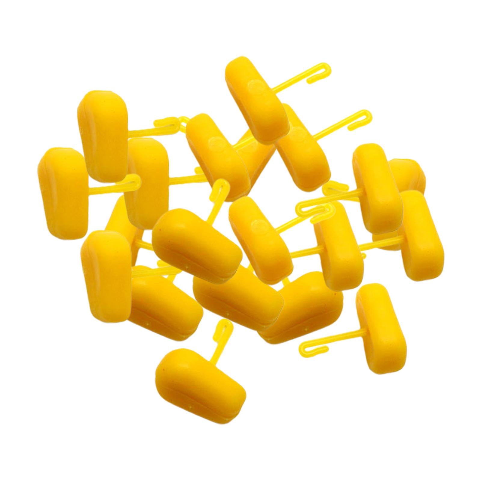 2xSoft Baits Corn Shape Fishing Tackle for Making Boilies for Lake Ice Fishing Yellow