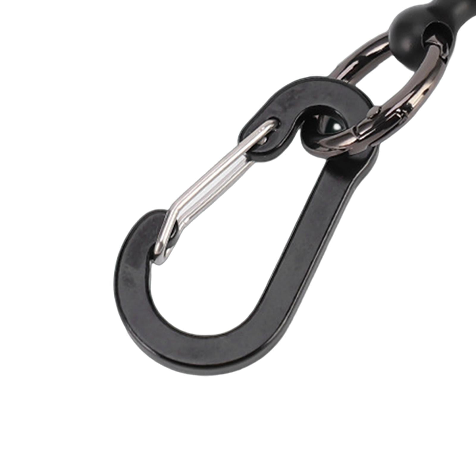 2xFishing Magnetic Buckle Durable Tool Lanyard Clip for Sports Hiking Outdoors