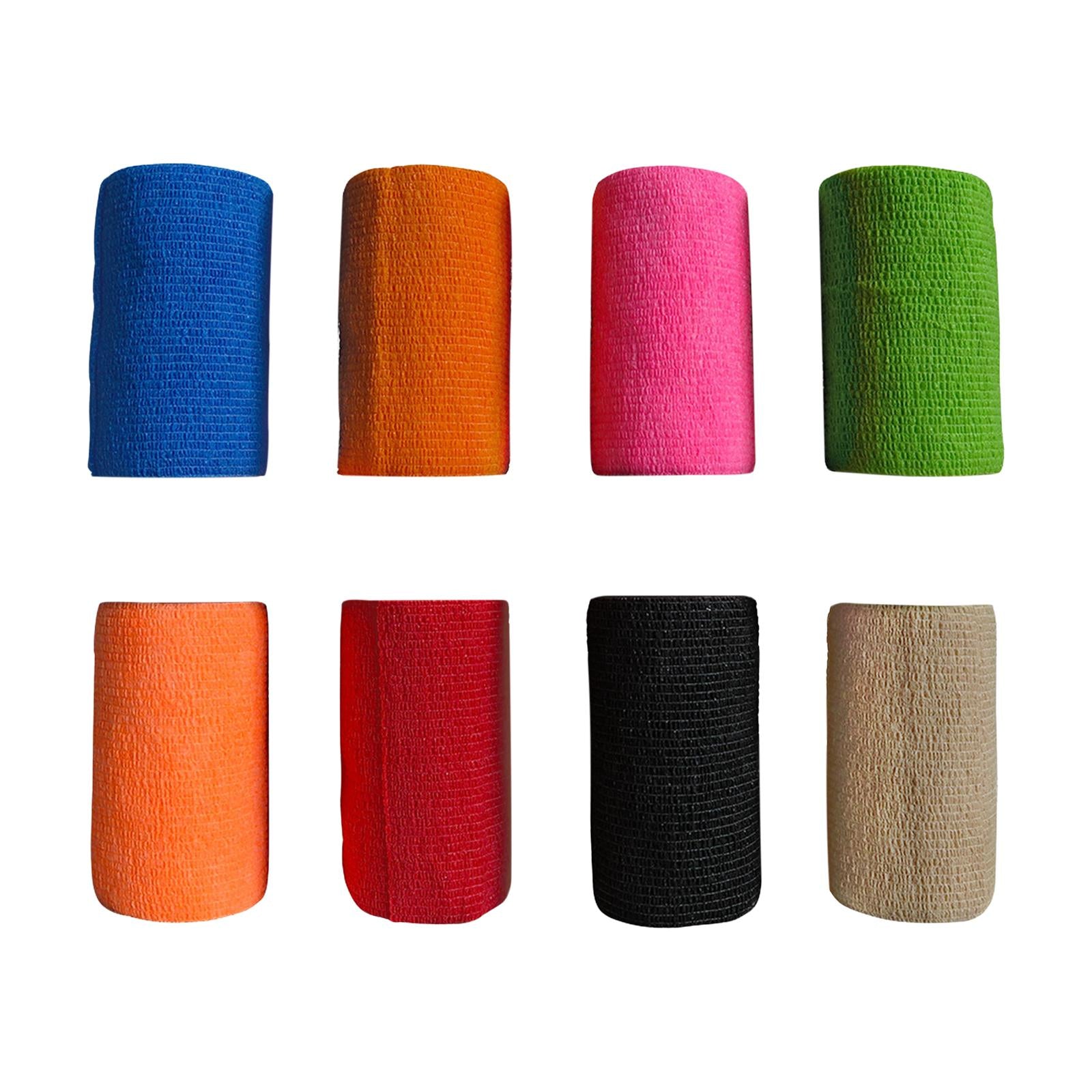4xVet Wrap 4 inch Wide Non Woven Elastic Self Adherent Wrap for Dogs Pet Ankle Blue