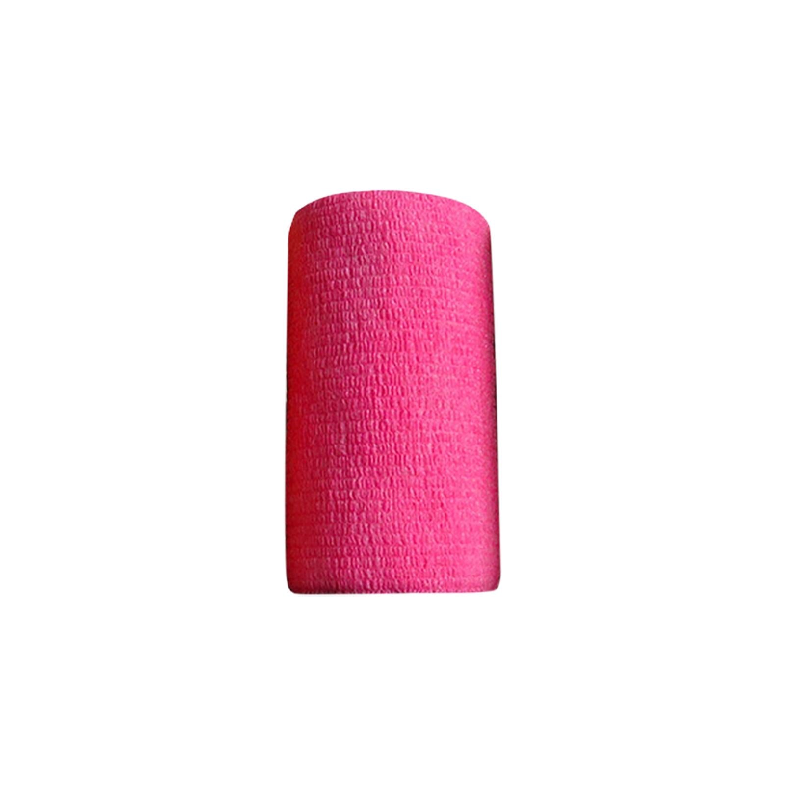 3xVet Wrap 4 inch Wide Non Woven Elastic Self Adherent Wrap for Dogs Pet Ankle Pink