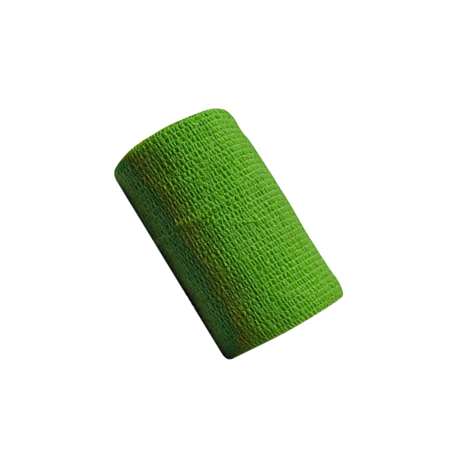 4xVet Wrap 4 inch Wide Non Woven Elastic Self Adherent Wrap for Dogs Pet Ankle Green