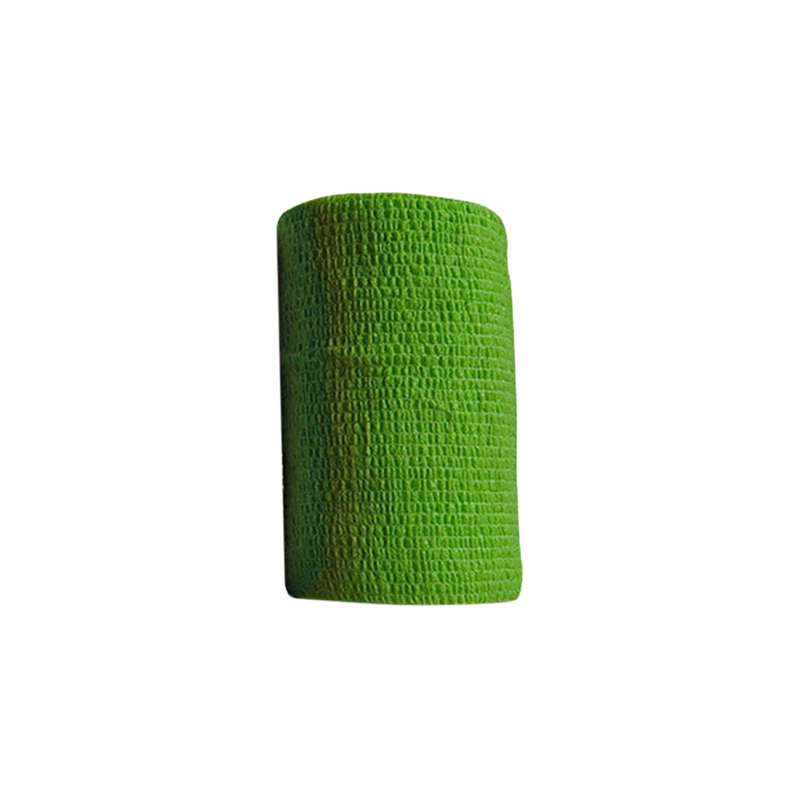 2xVet Wrap 4 inch Wide Non Woven Elastic Self Adherent Wrap for Dogs Pet Ankle Green