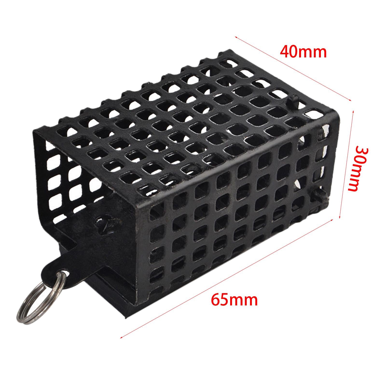 2xFishing Cage Feeder Outdoor Tools Fishing Lure Cage for Prawn Lobster Minnow 50g