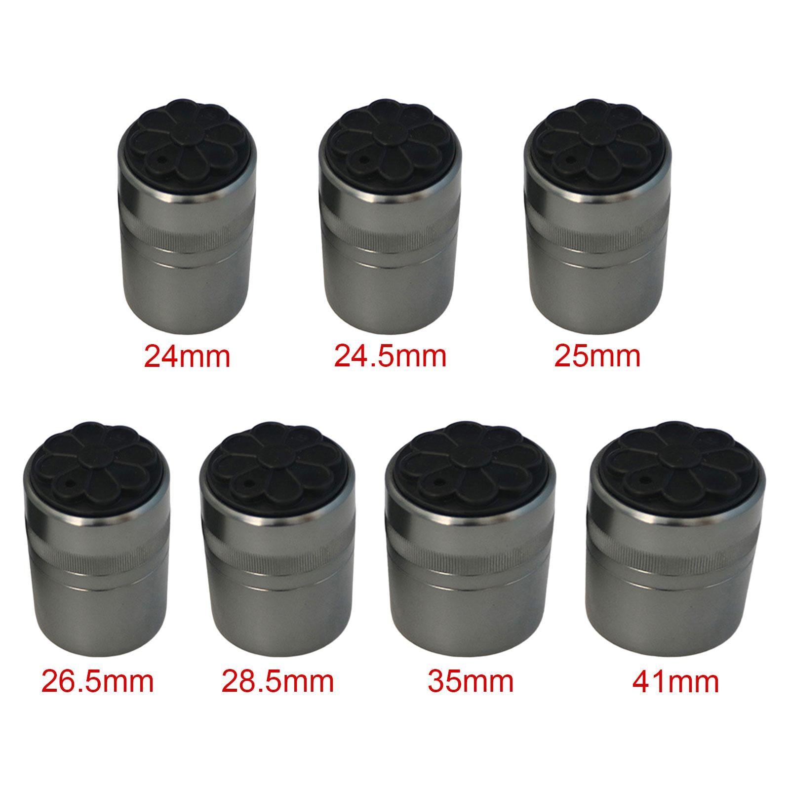 2xFishing Rod Butt Cap Black Easy to Install End Cover Repair Building 24mm