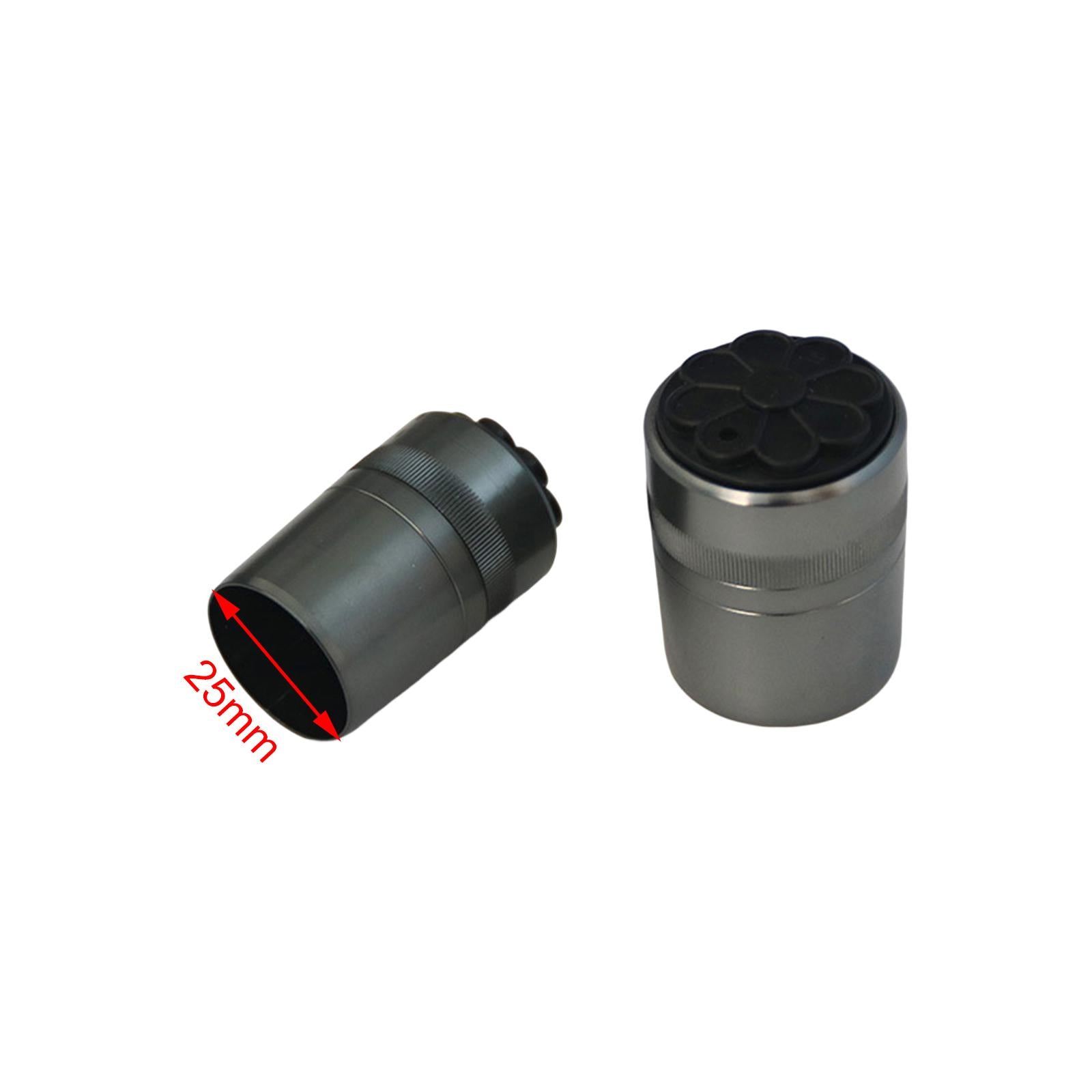 2xFishing Rod Butt Cap Black Easy to Install End Cover Repair Building 25mm