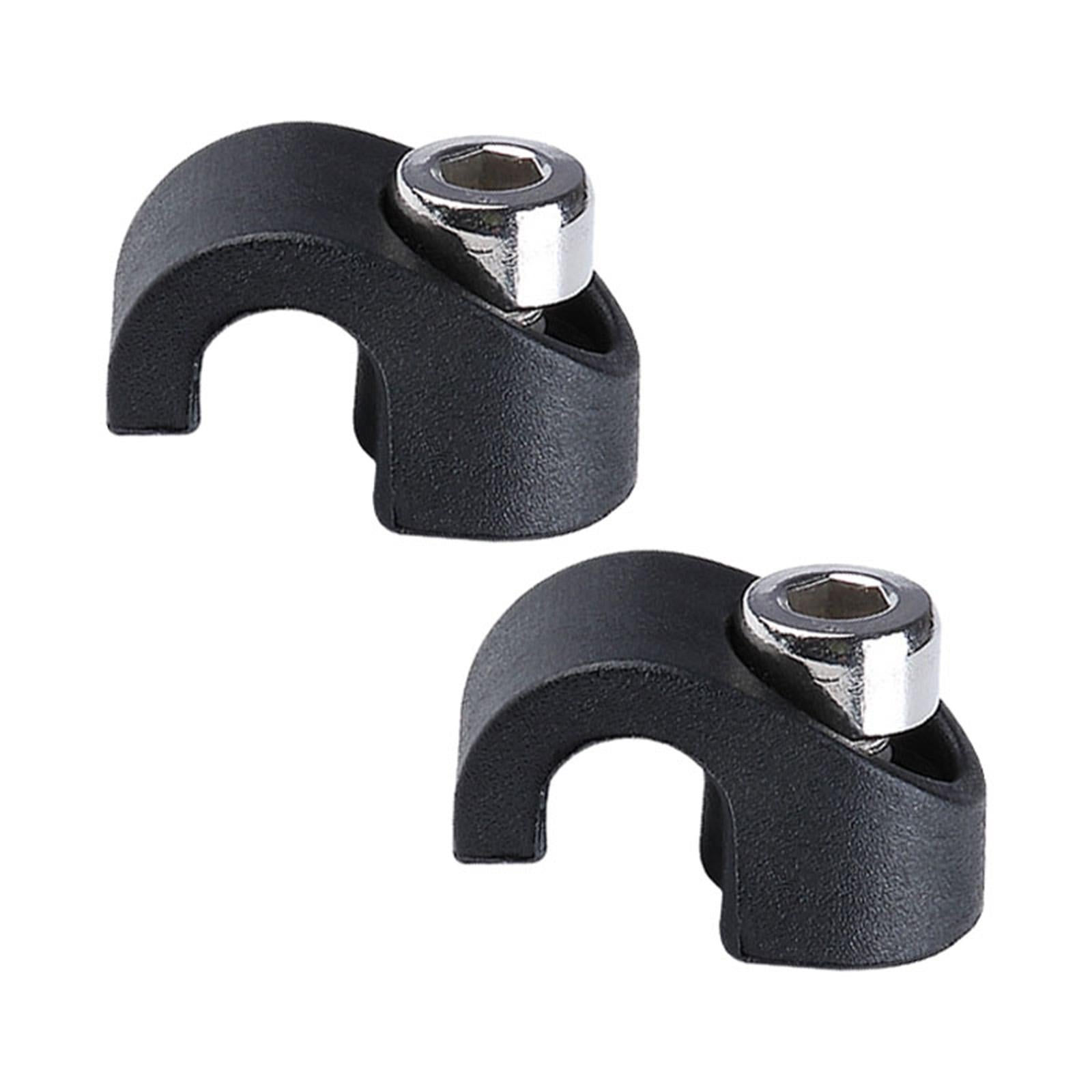 3x2 Pieces Bike Fork Brake Hose Guides Bicycle Fork Brake Cable Housing Clamps