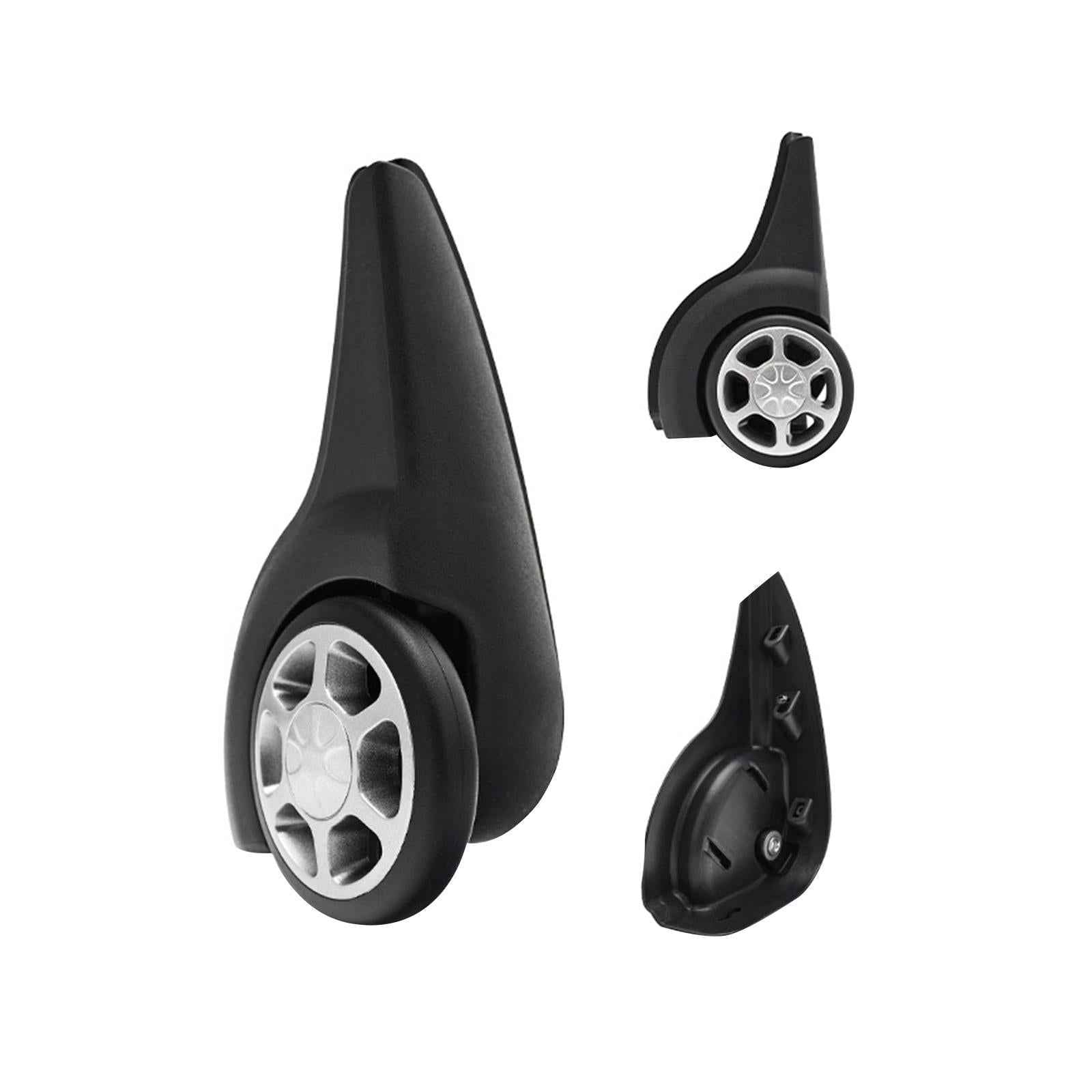 2x Replacement Luggage Wheels Travel Case Silent Suitcase Bag Trolley Wheels