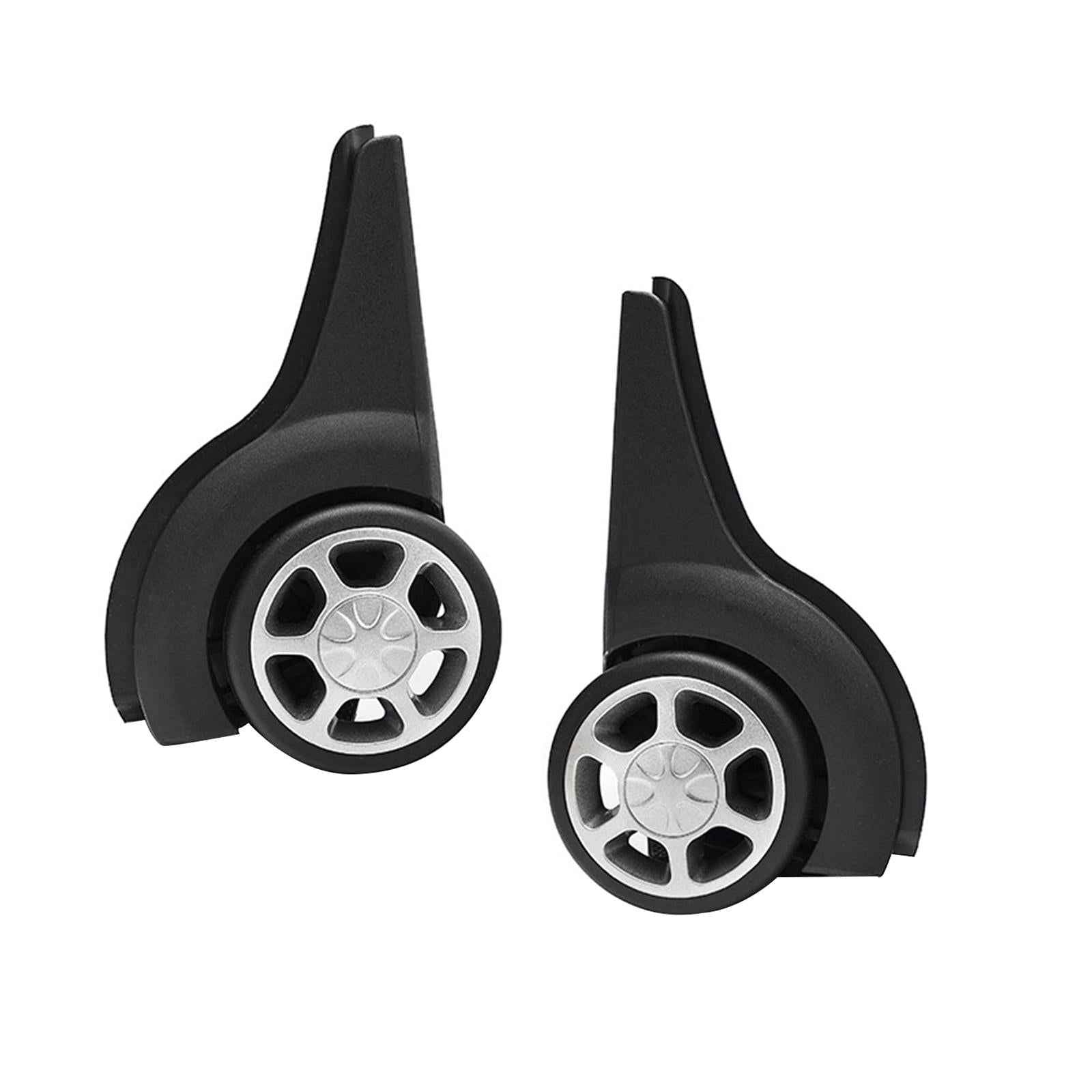 2x Replacement Luggage Wheels Travel Case Silent Suitcase Bag Trolley Wheels