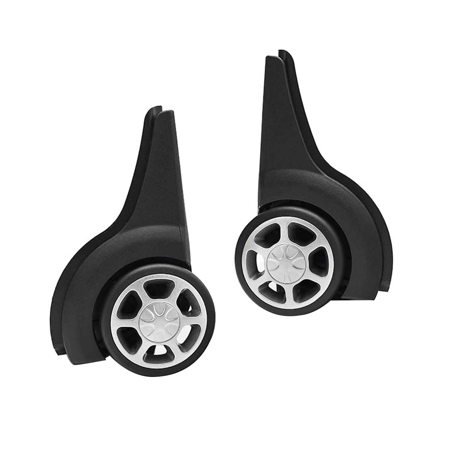 2x Replacement Luggage Wheels Travel Case Silent Suitcase Bag Trolley Wheels