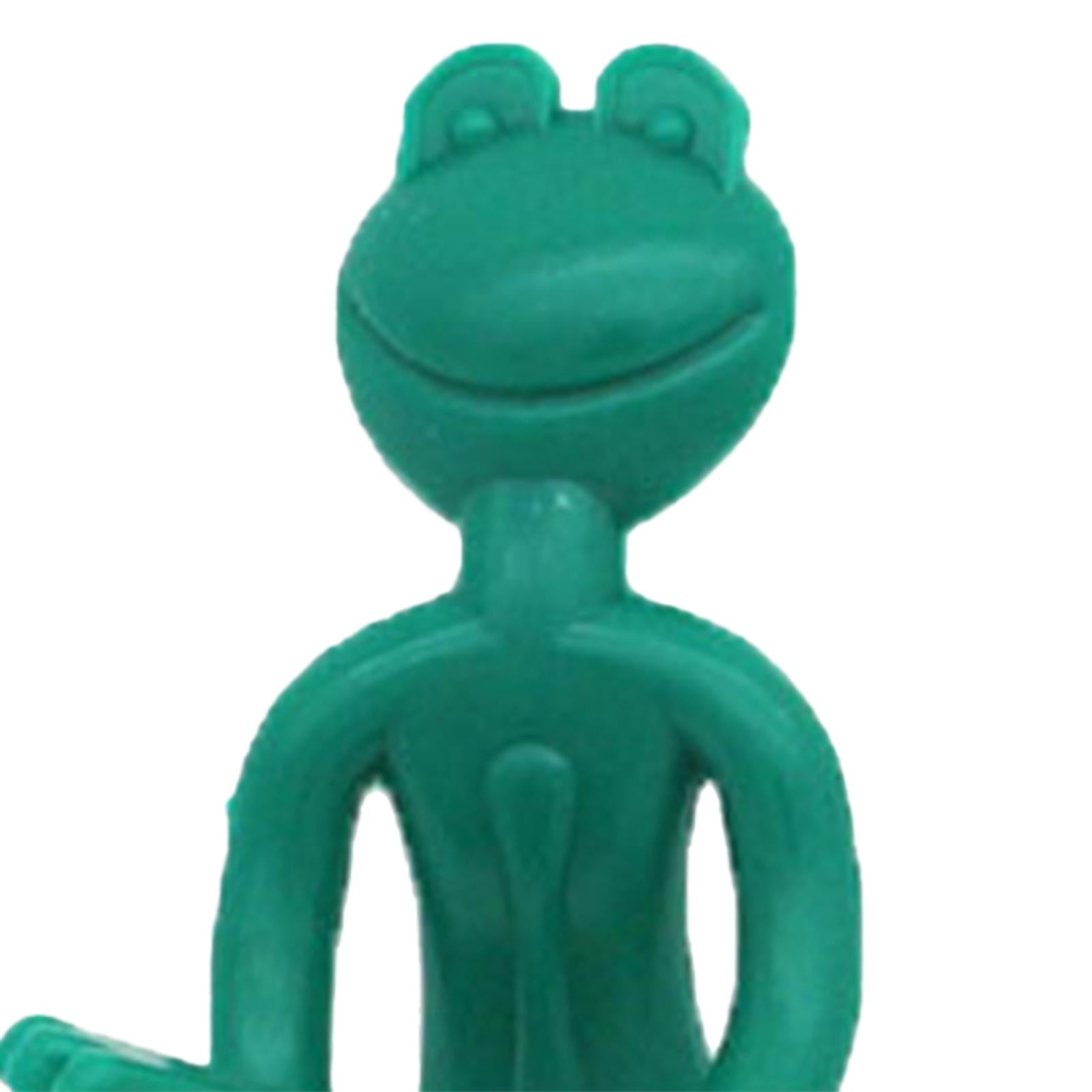 2x2Pcs Plant Cable Ties Tree Ties Strap Gardening Peas Peppers Garden Supports Frog 13.3cm