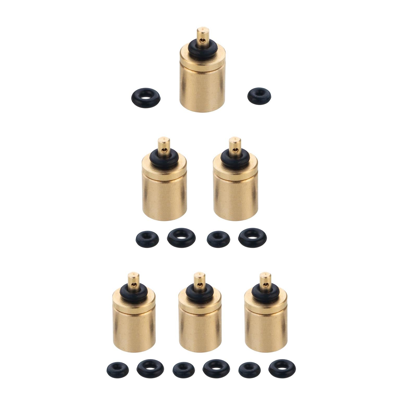 2xGas Refill Adapter Copper Inflation Valve Converter Camping Fishing Backyard 1pcs